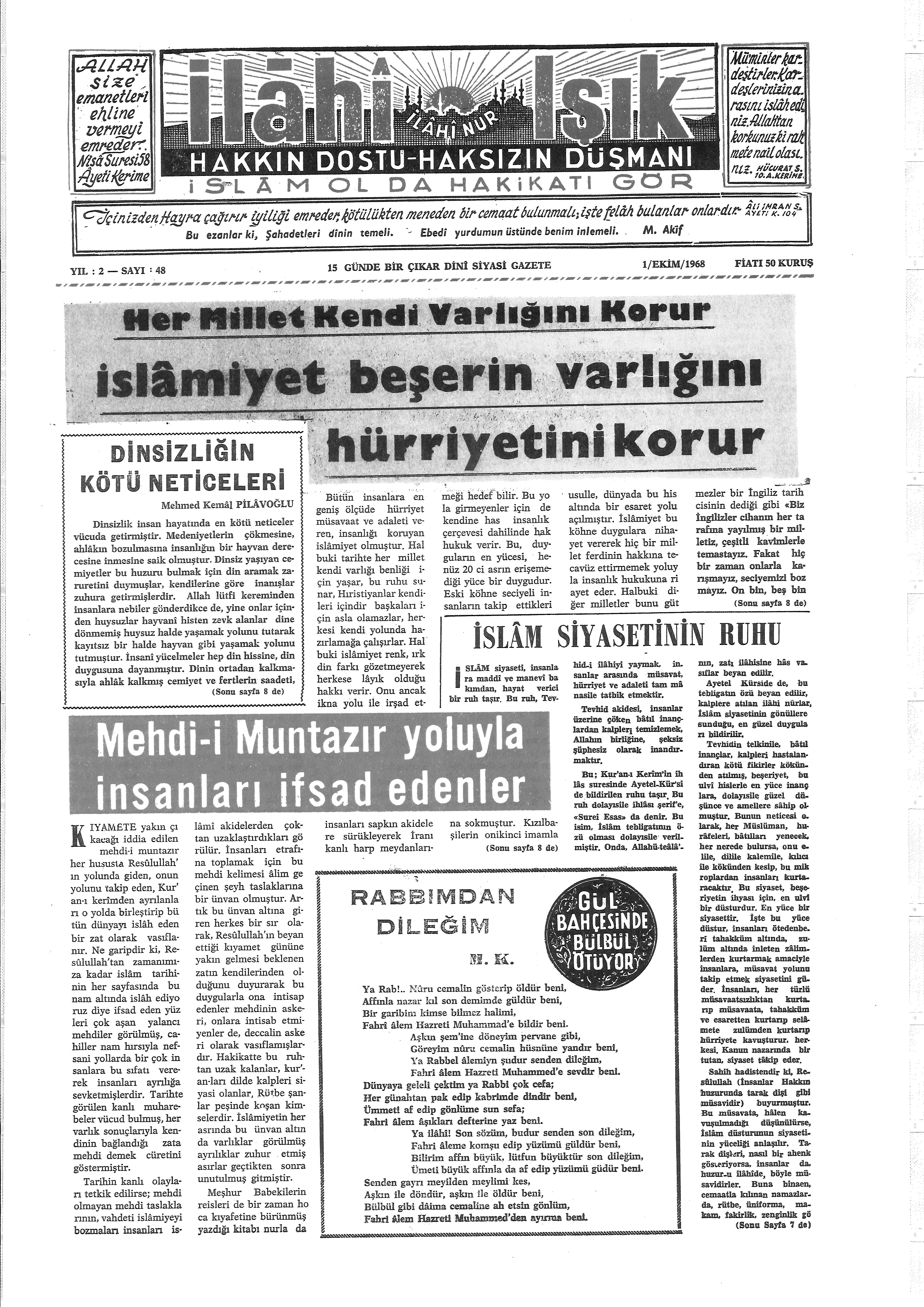 2. Cilt 48. Sayı Kapağı