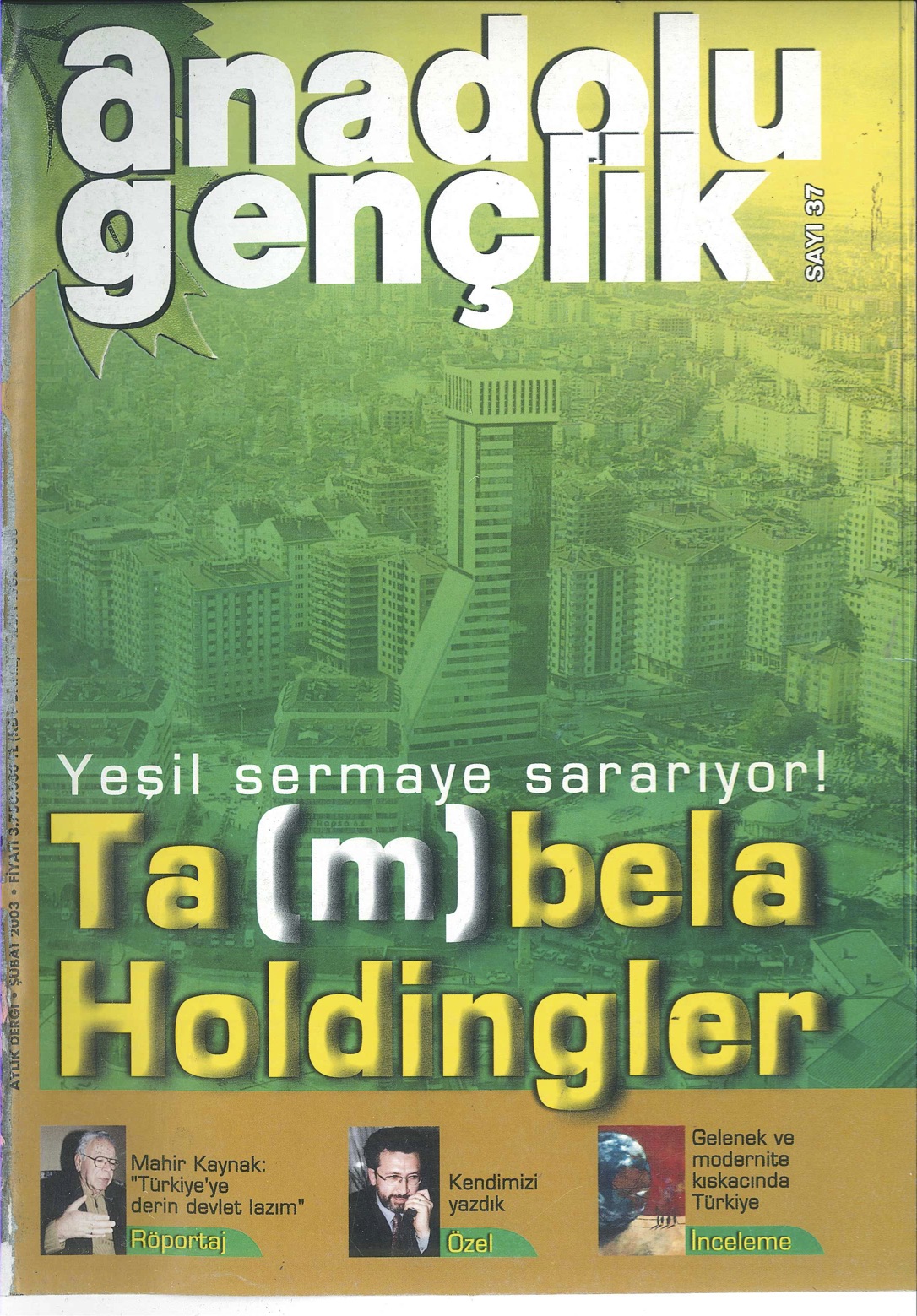 37. Sayı Kapağı