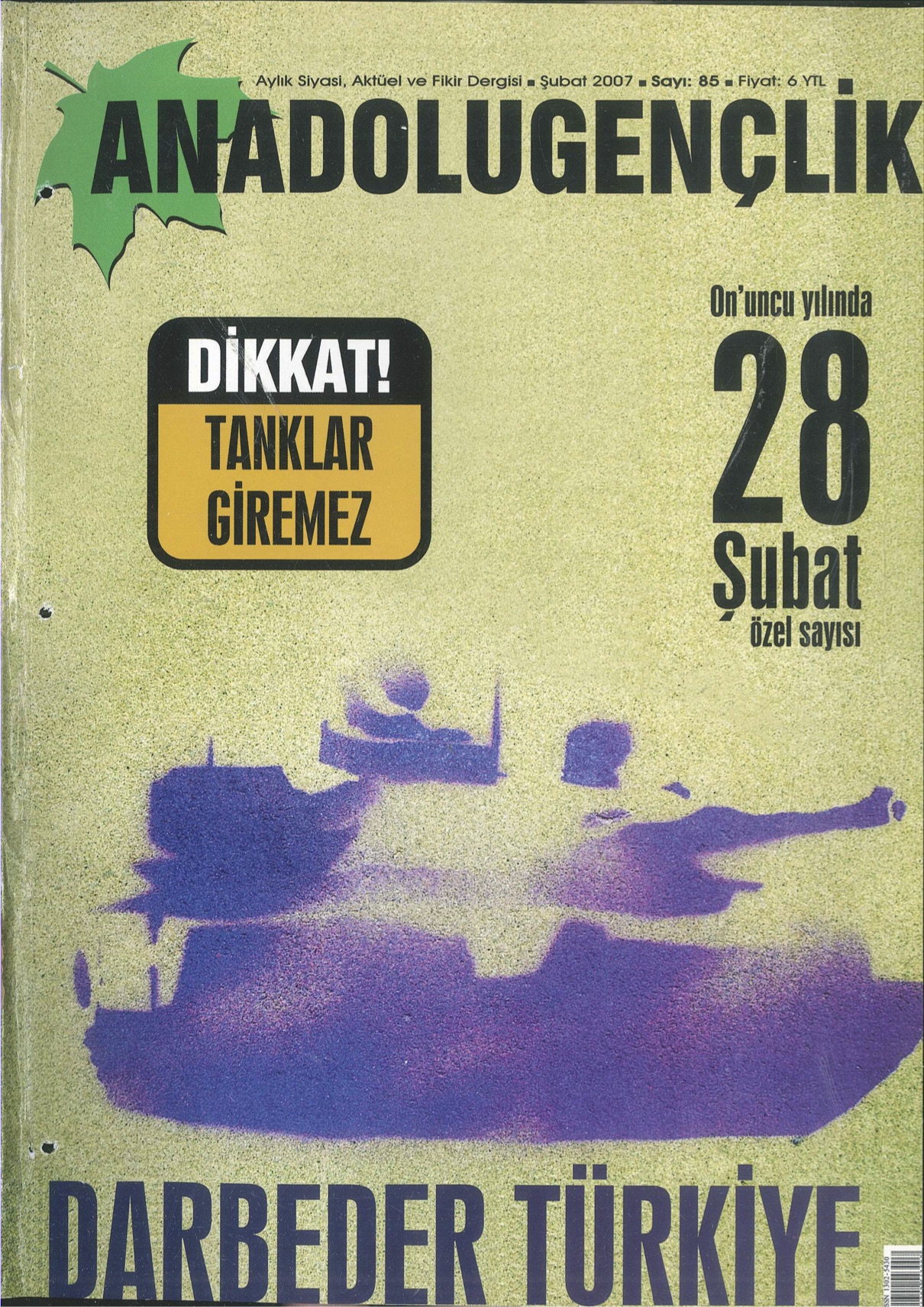 85. Sayı Kapağı