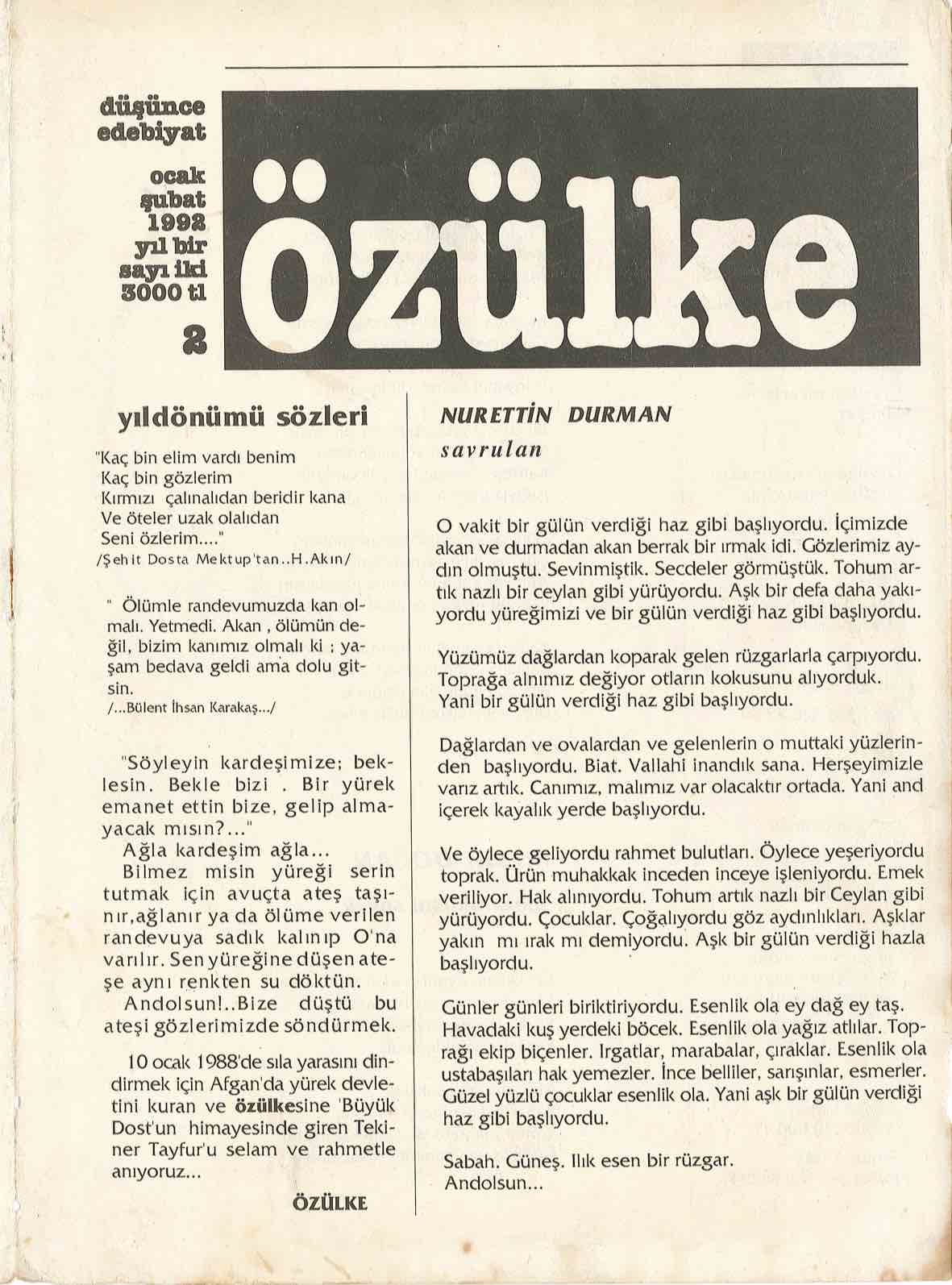 2. Sayı Kapağı