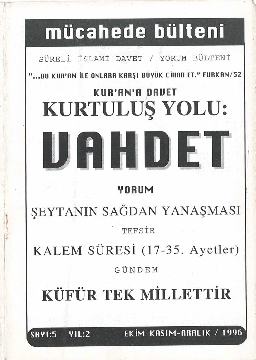 5. Sayı Kapağı