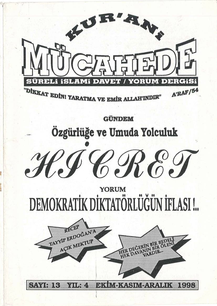 13. Sayı Kapağı