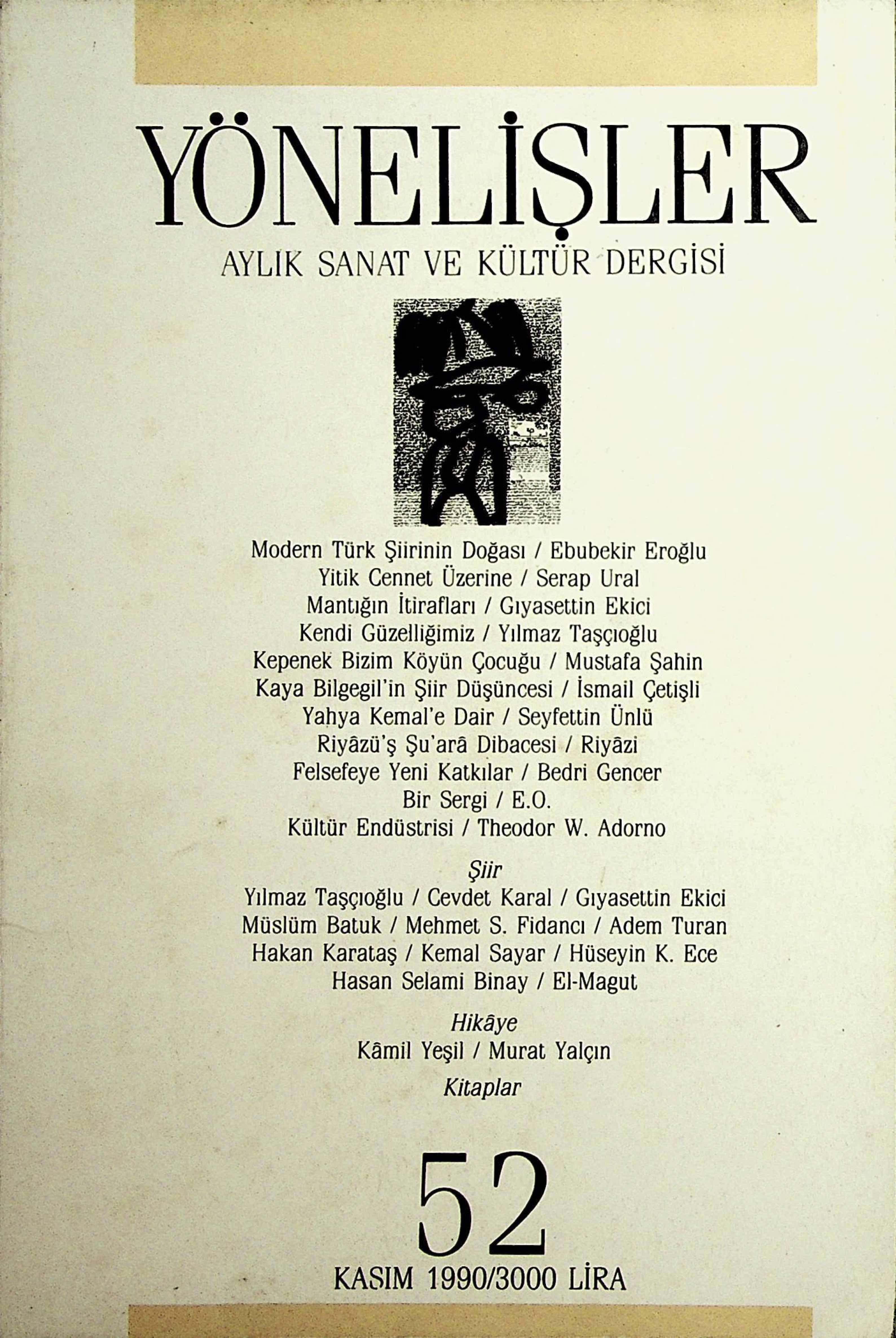52. Sayı Kapağı