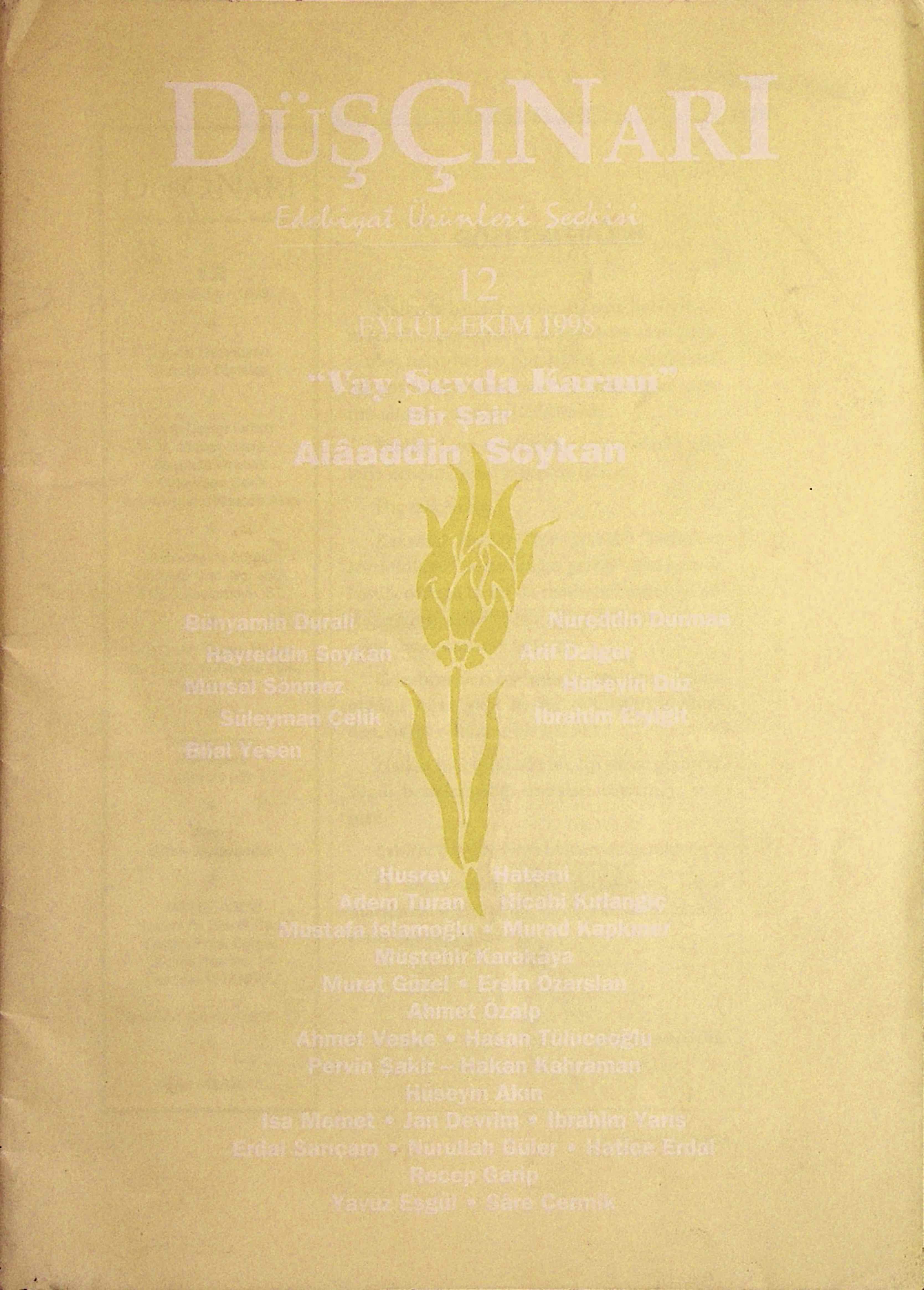 12. Sayı Kapağı