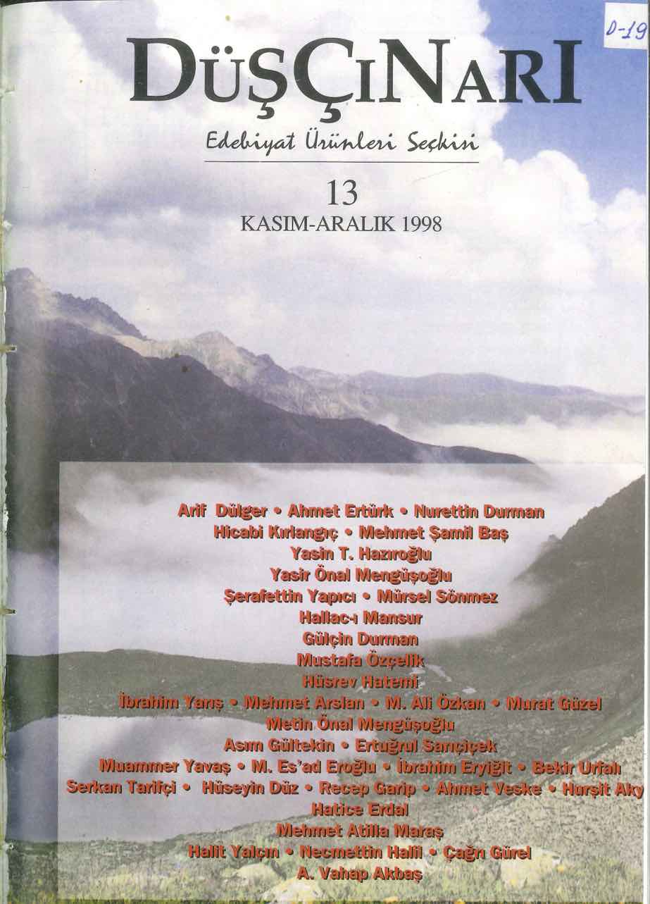 13. Sayı Kapağı