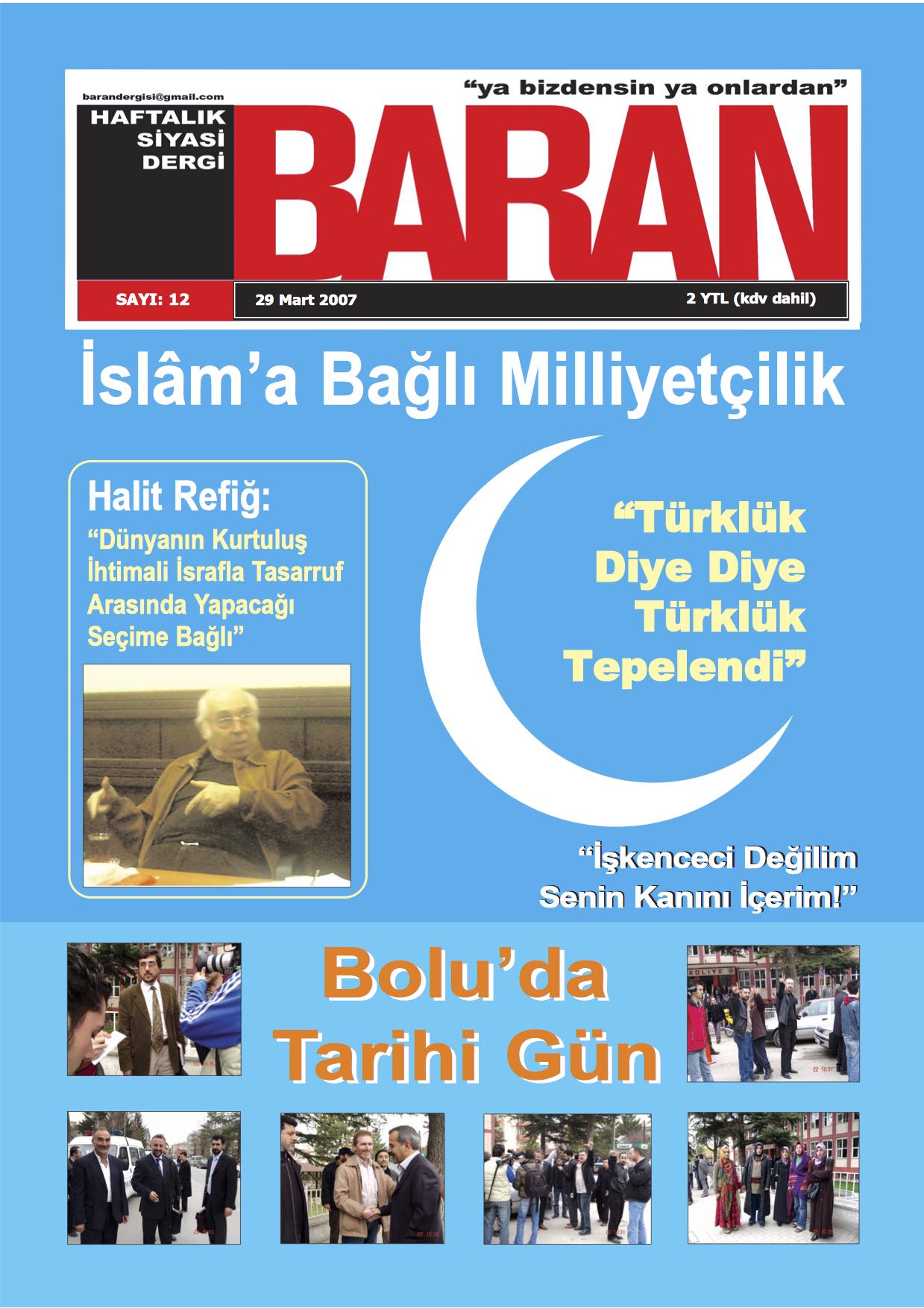 12. Sayı Kapağı