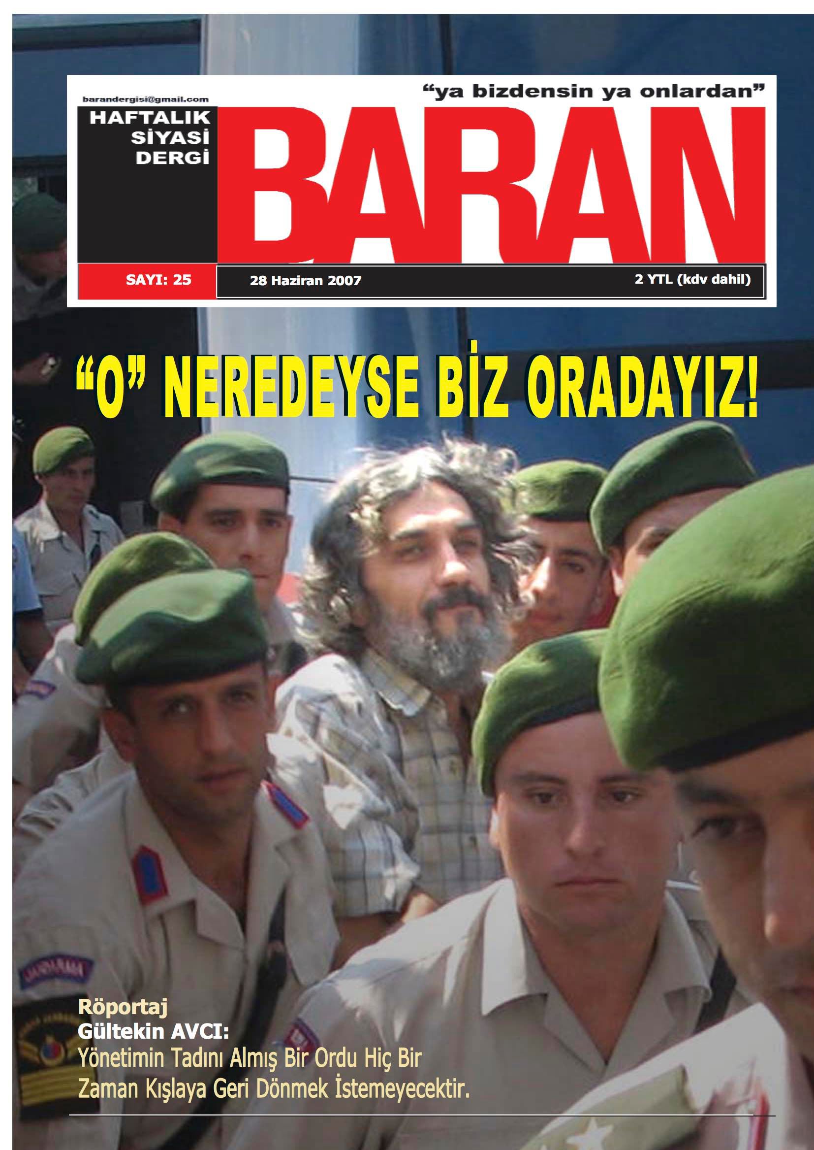25. Sayı Kapağı