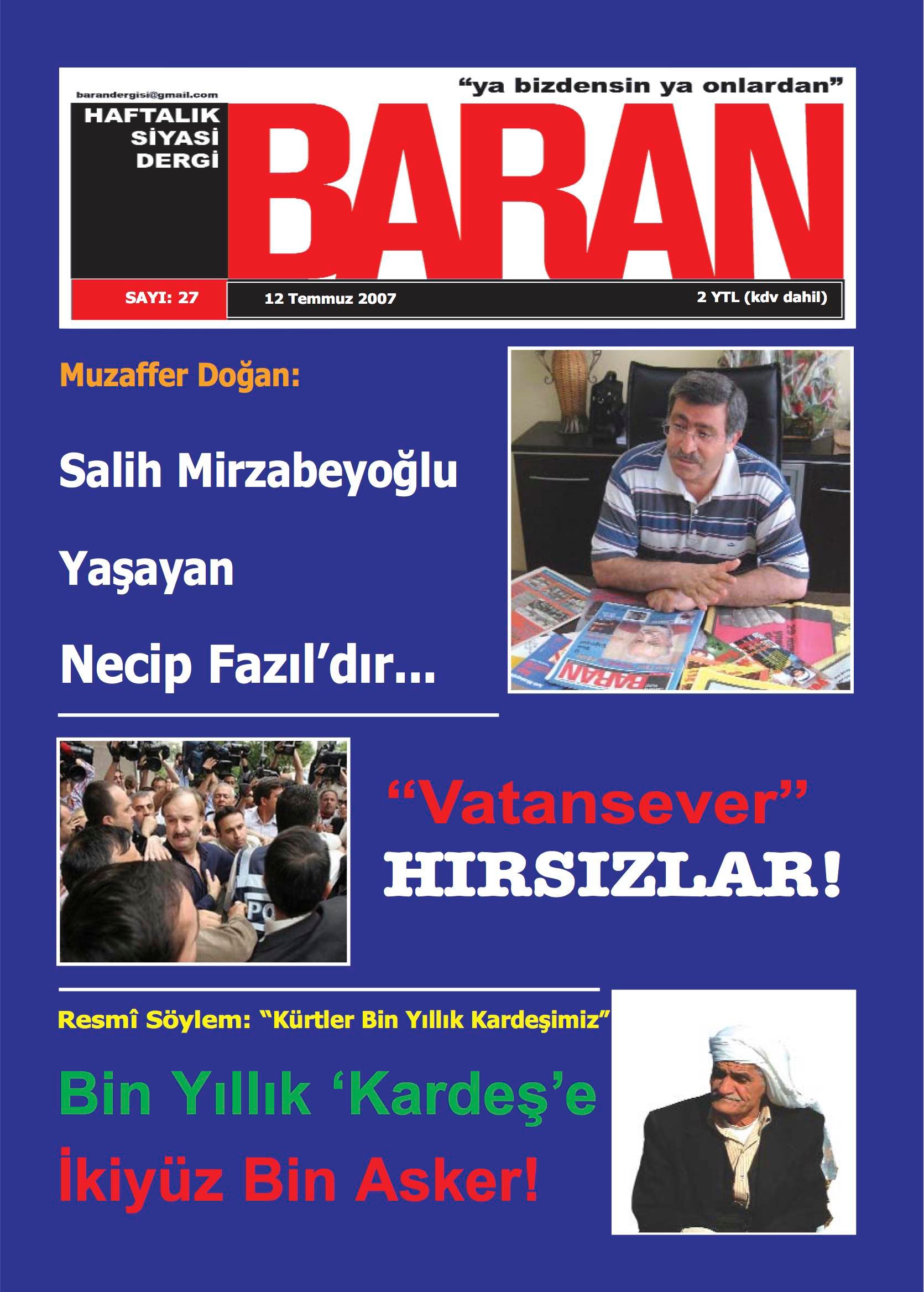 27. Sayı Kapağı