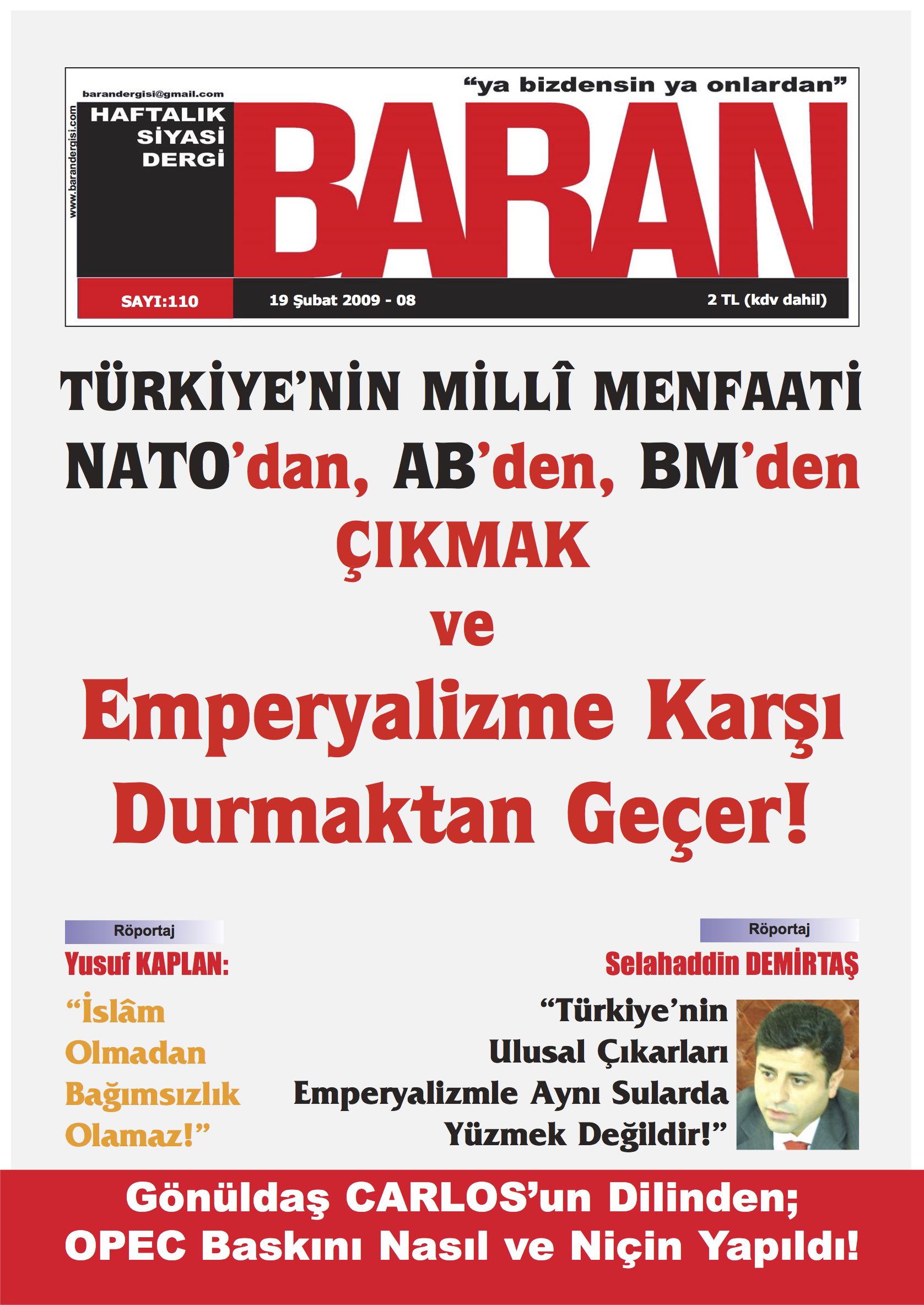 110. Sayı Kapağı