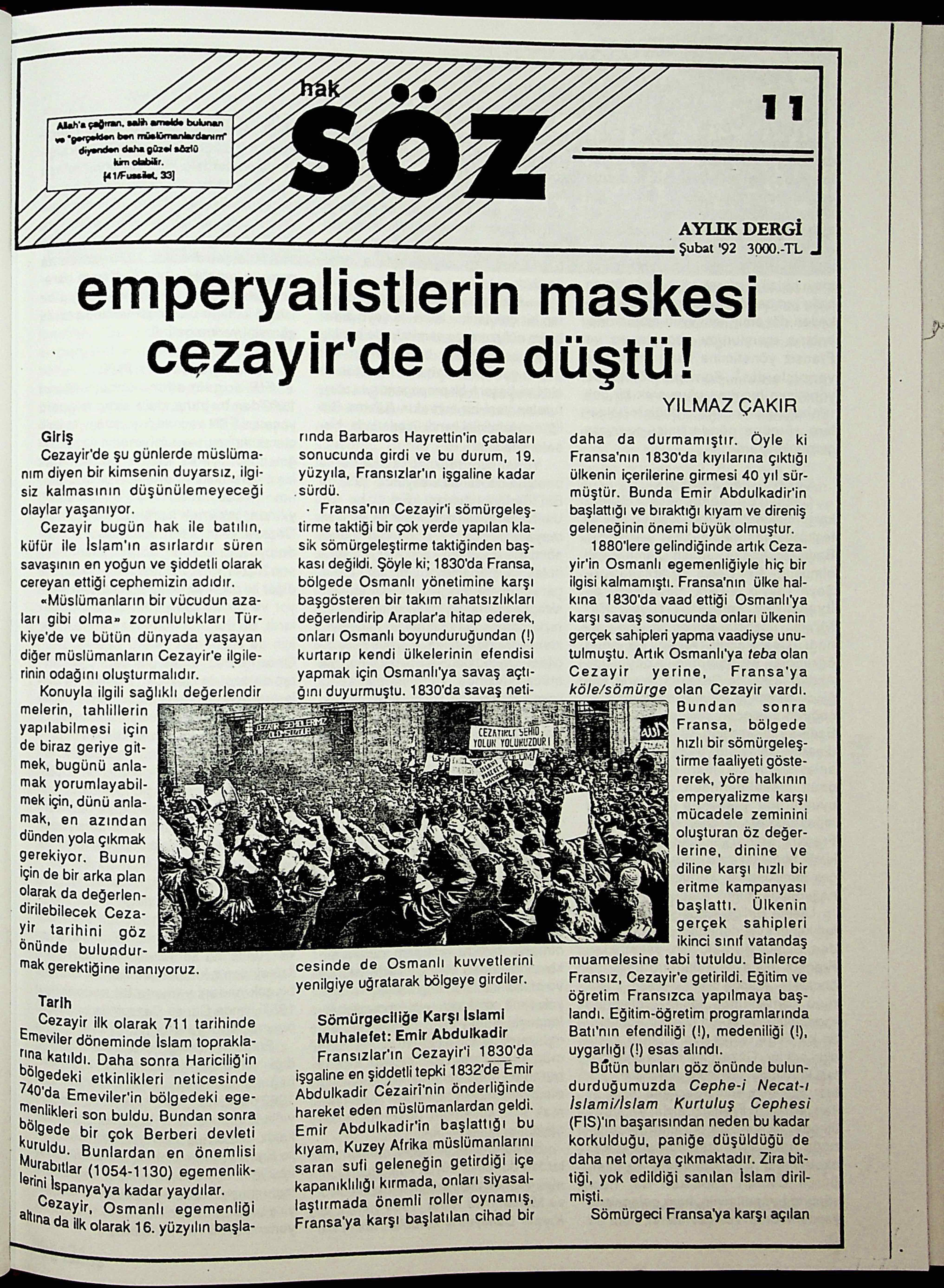 11. Sayı Kapağı
