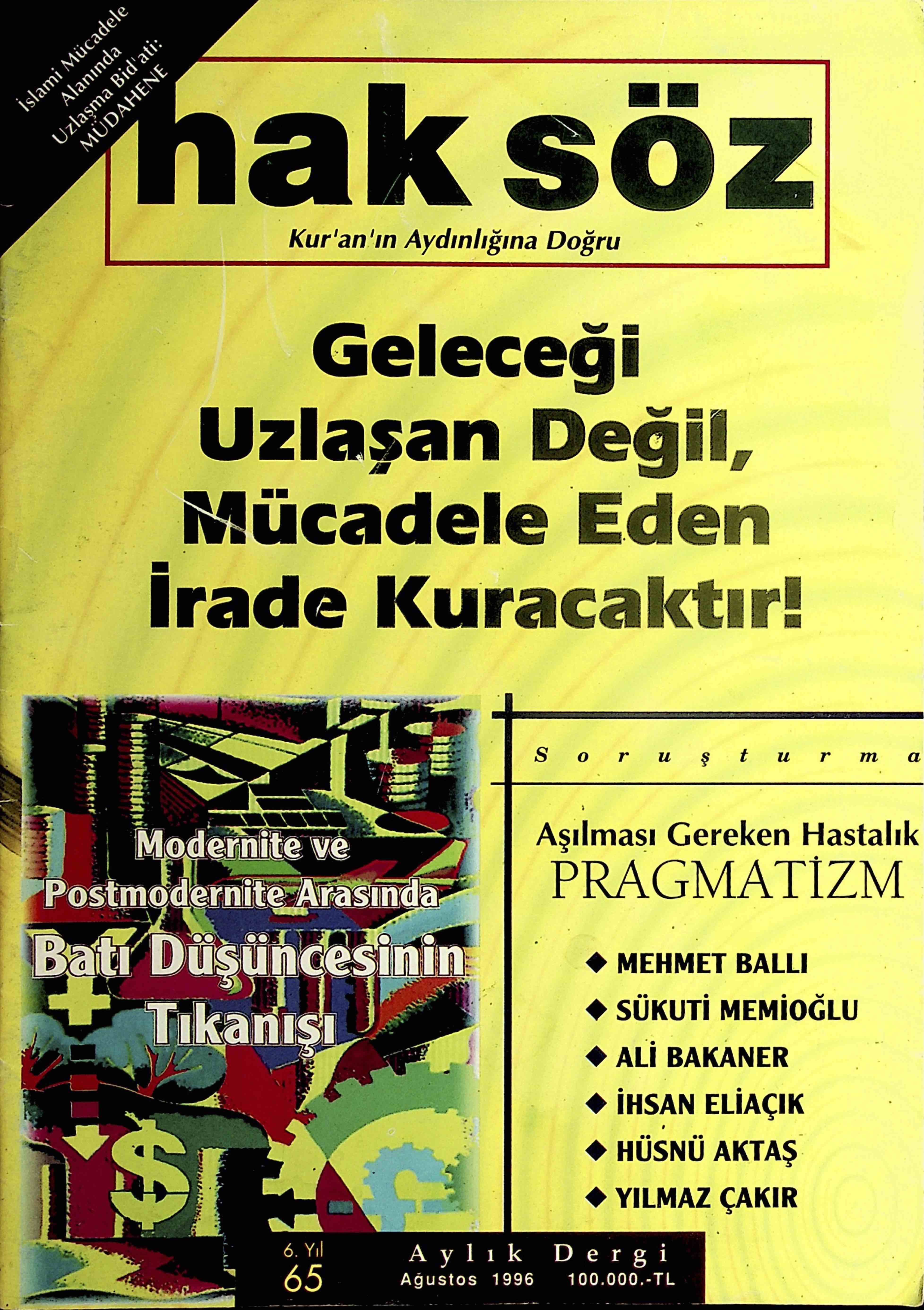 65. Sayı Kapağı