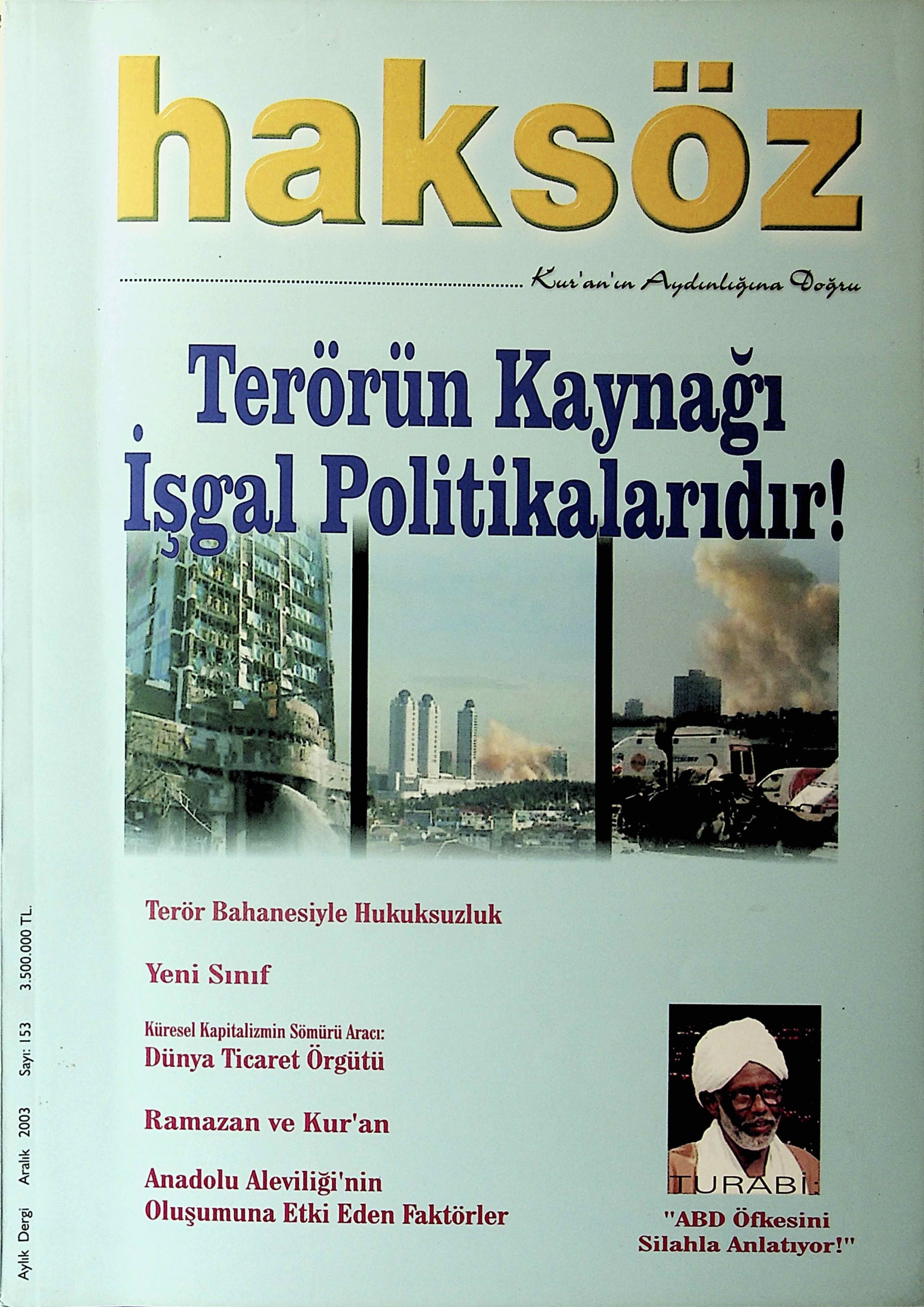 153. Sayı Kapağı