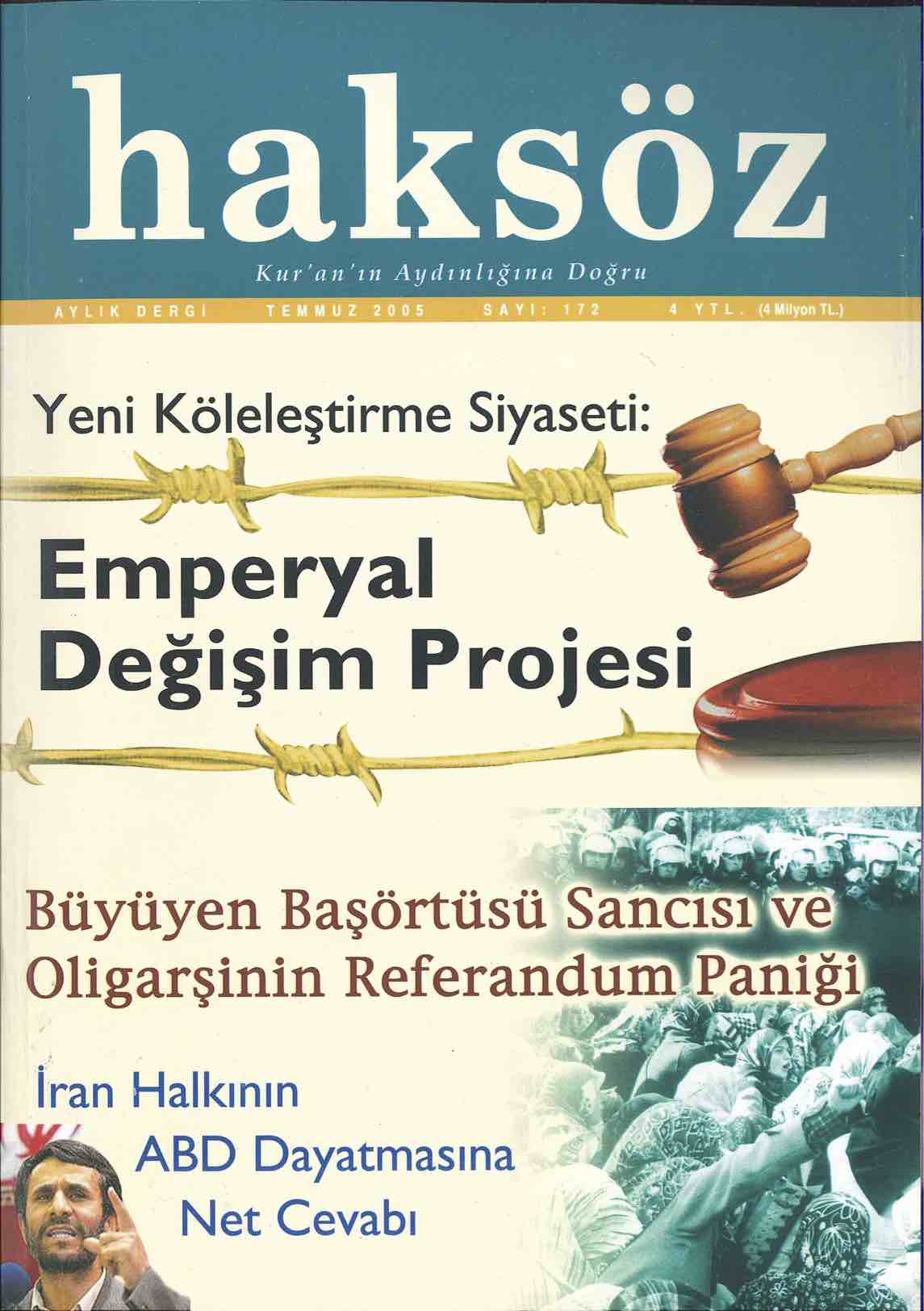 172. Sayı Kapağı