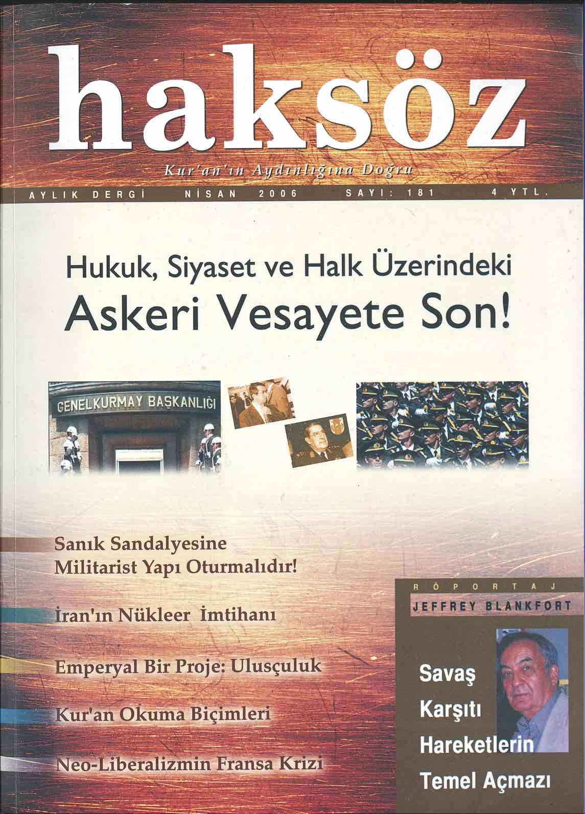 181. Sayı Kapağı
