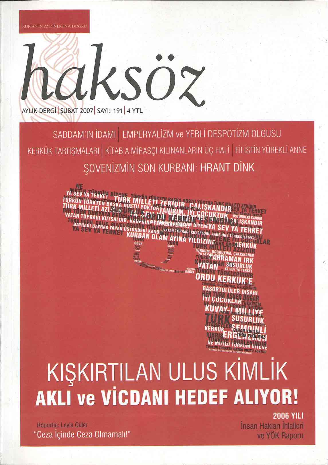 191. Sayı Kapağı