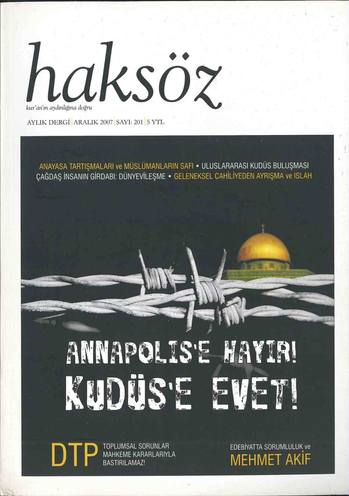 201. Sayı Kapağı