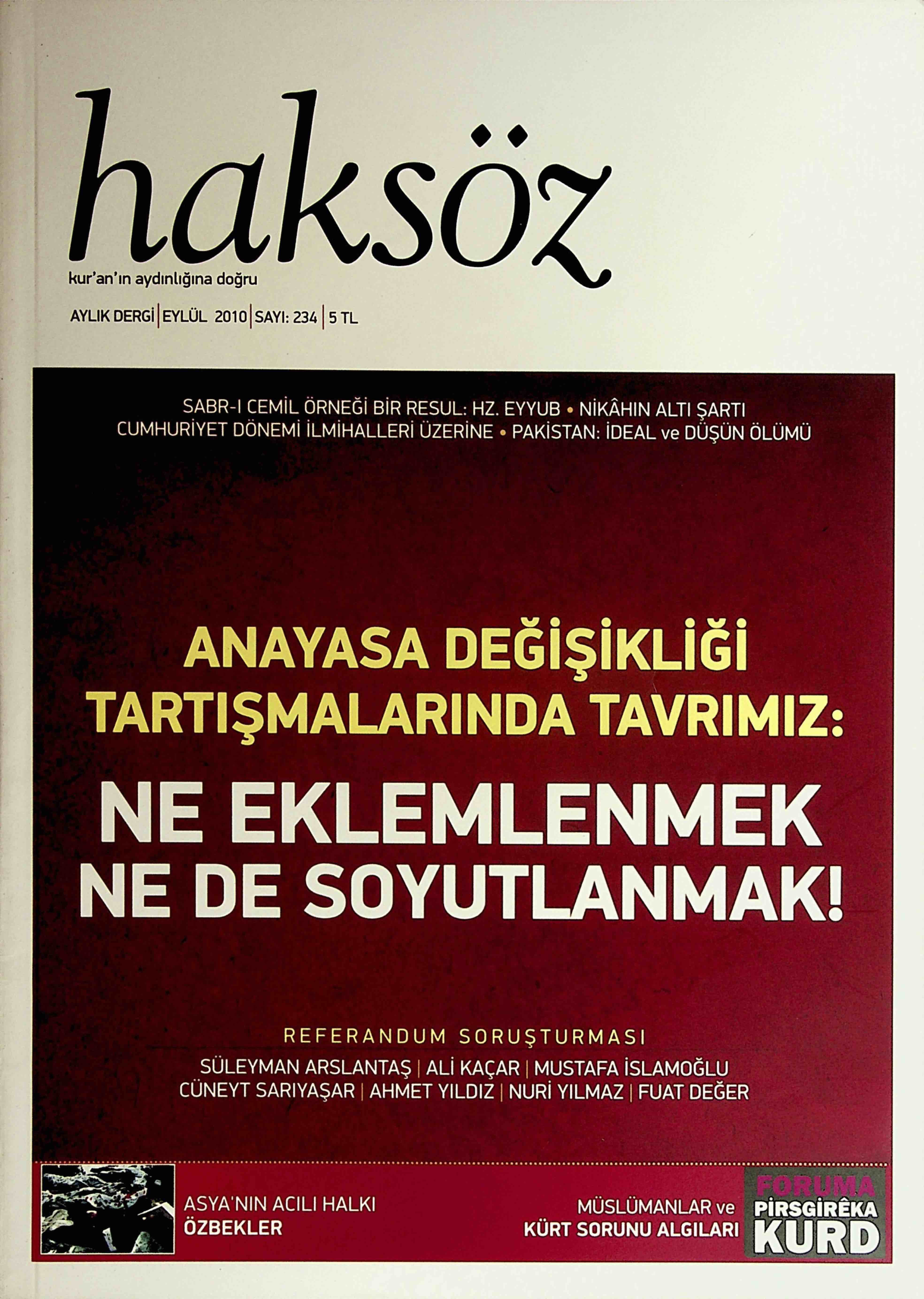 234. Sayı Kapağı