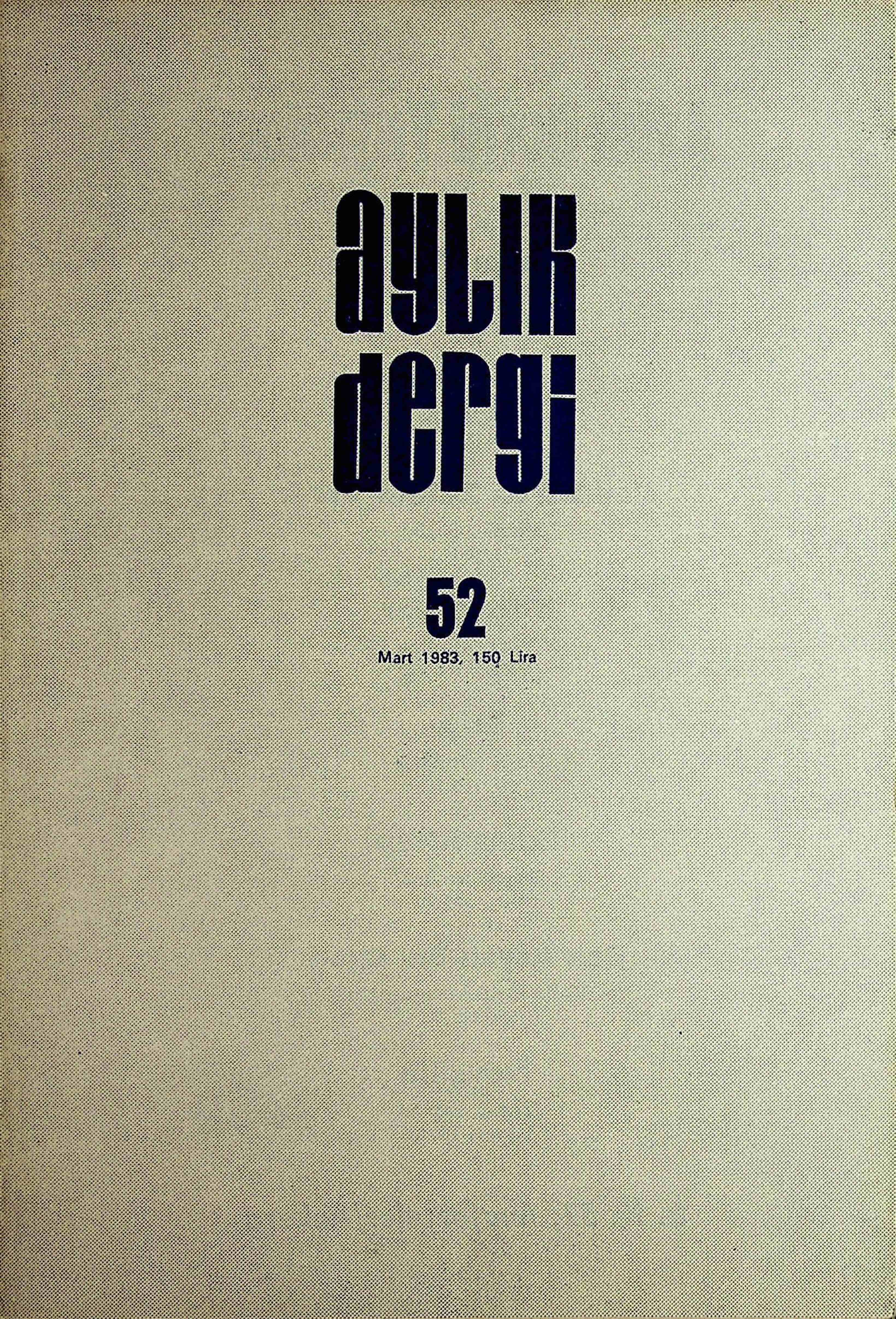52. Sayı Kapağı