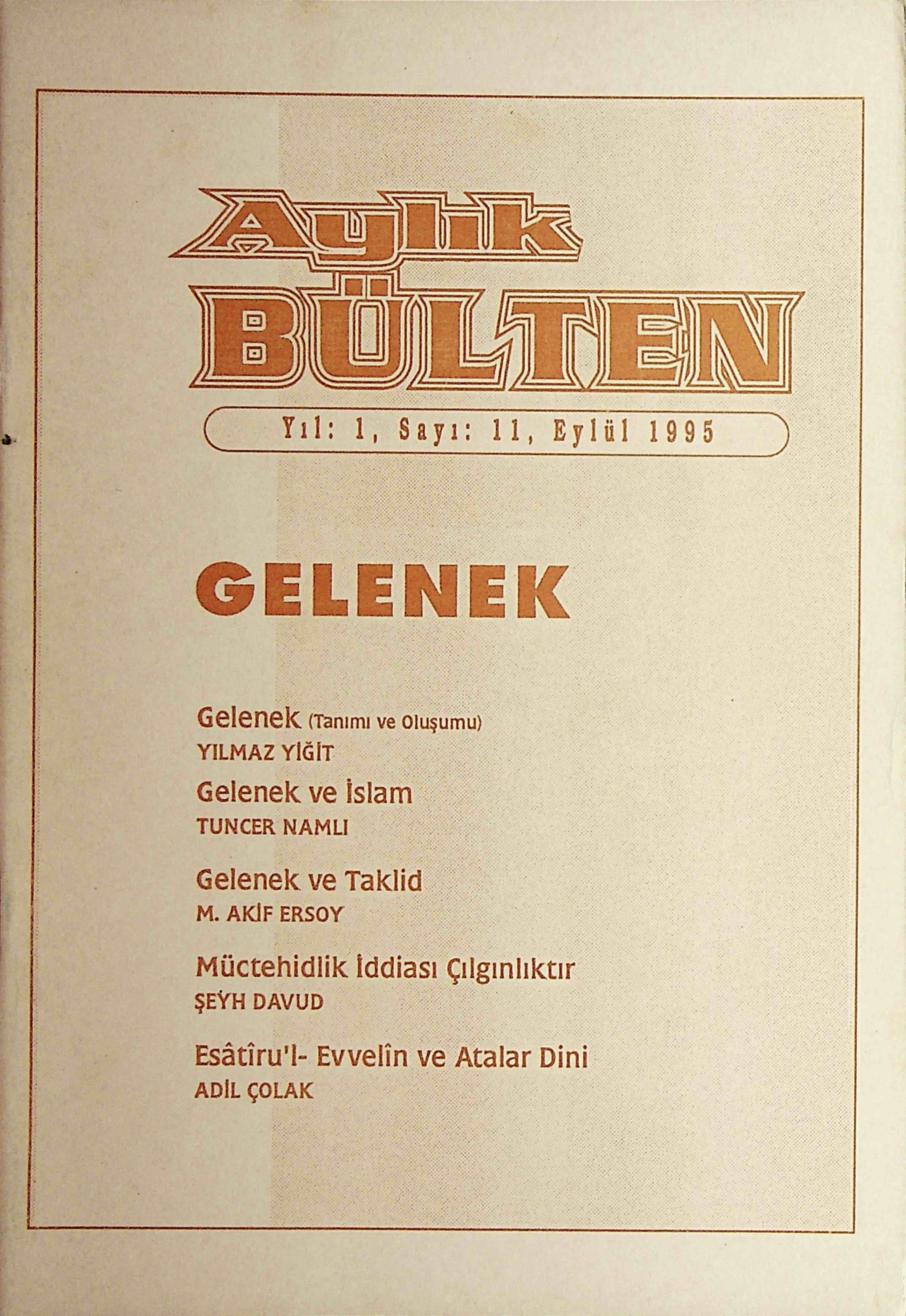11. Sayı Kapağı
