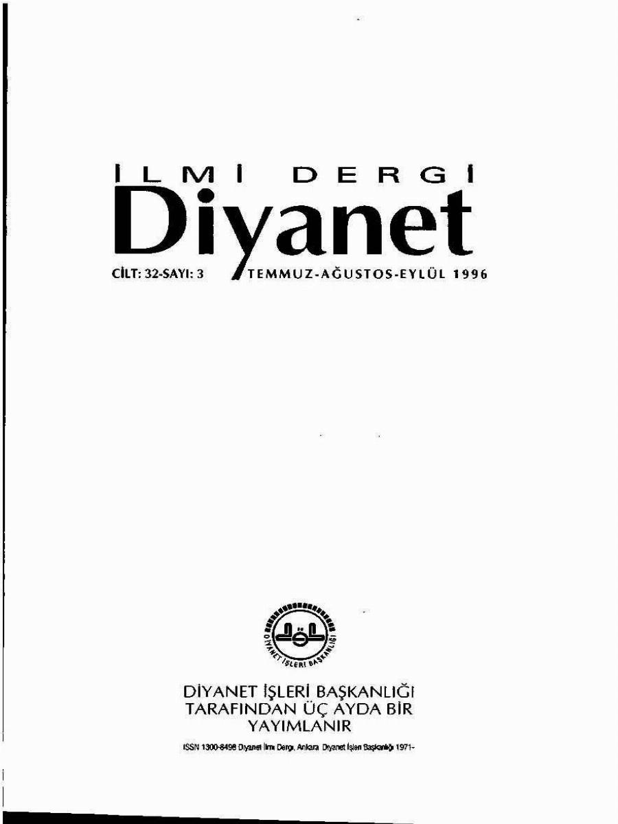 32. Cilt 3. Sayı Kapağı