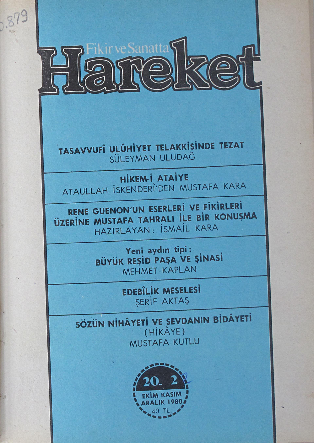 7. Cilt 182-184. Sayı Kapağı