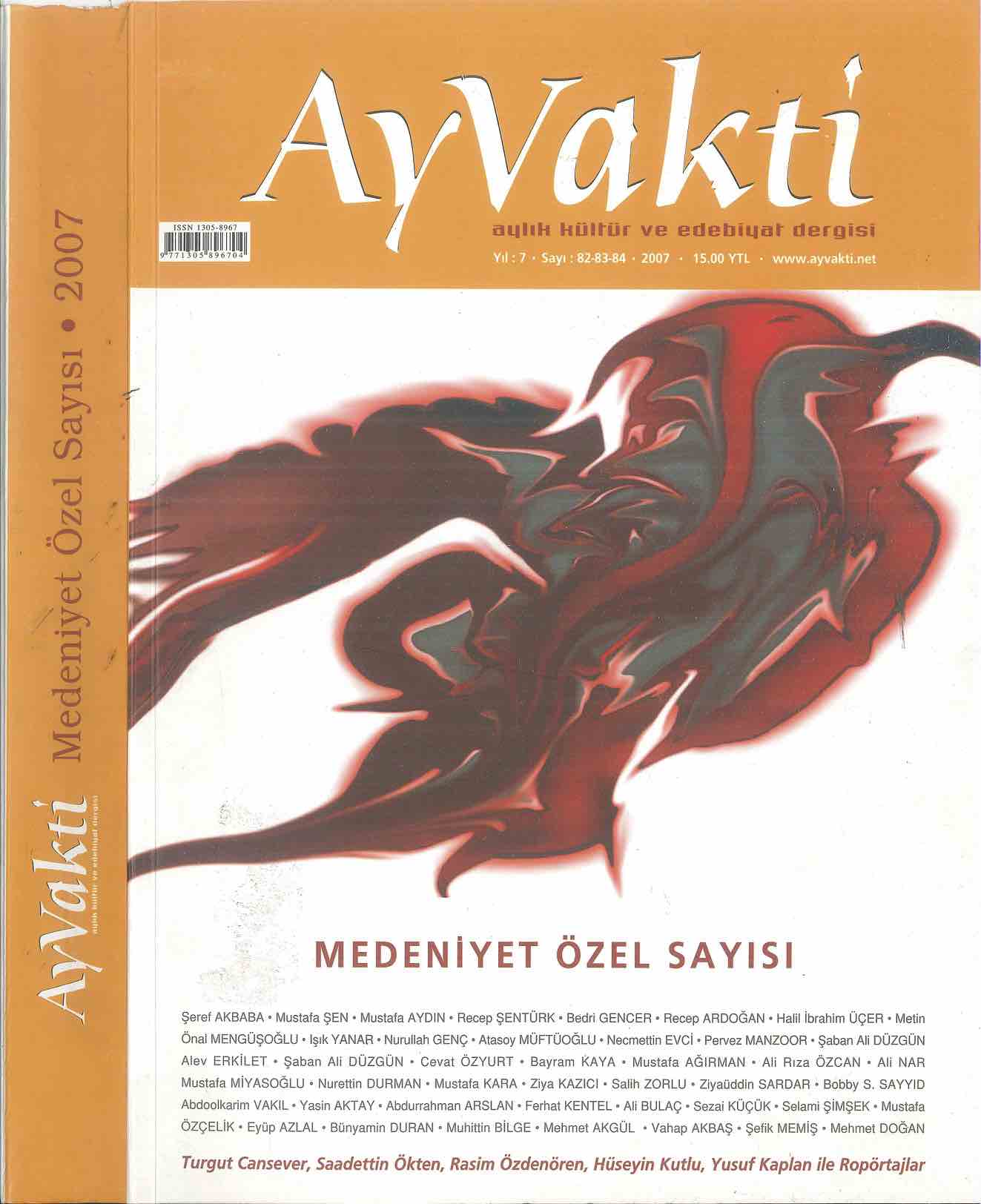 82-83-84. Sayı Kapağı