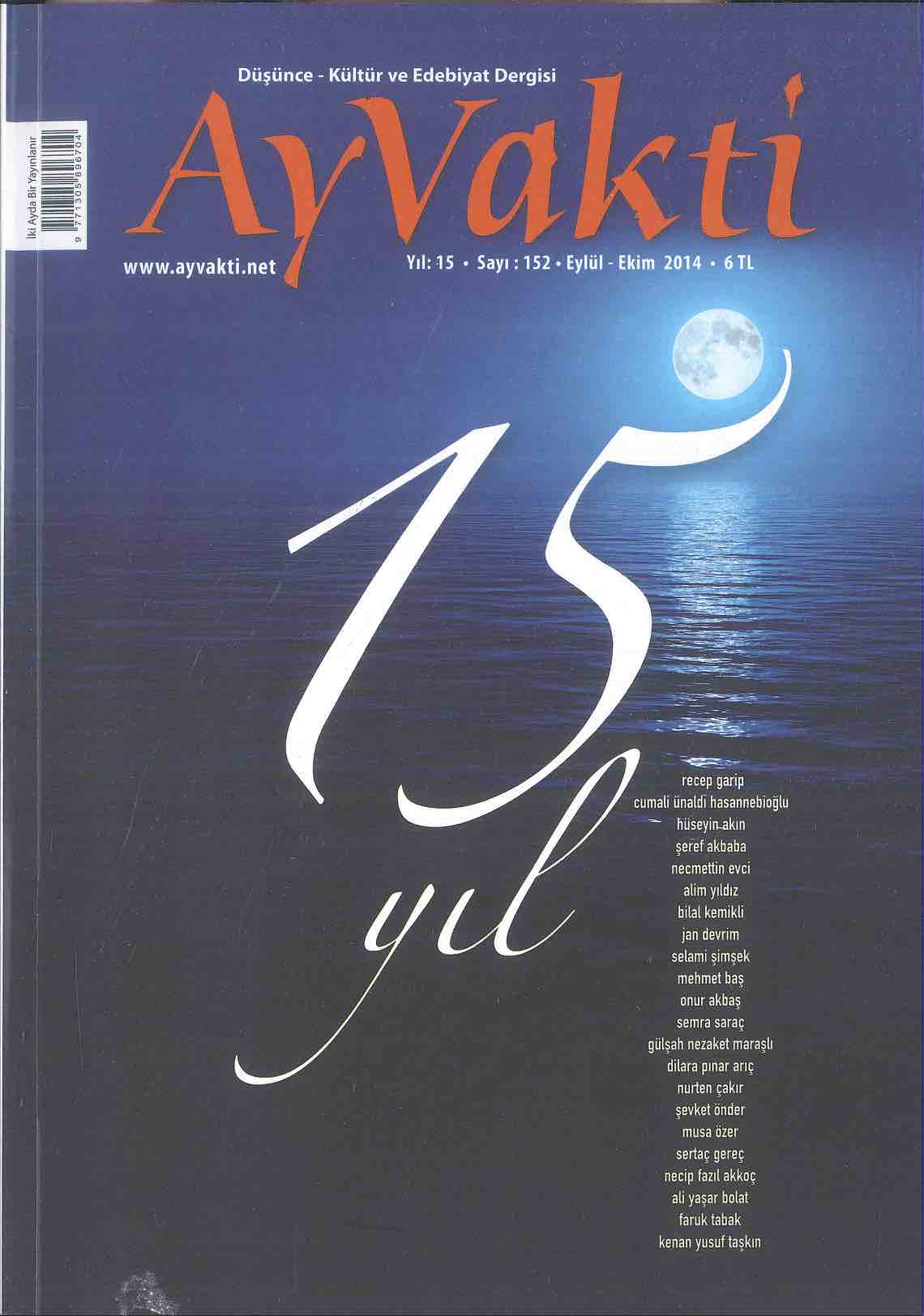 152. Sayı Kapağı
