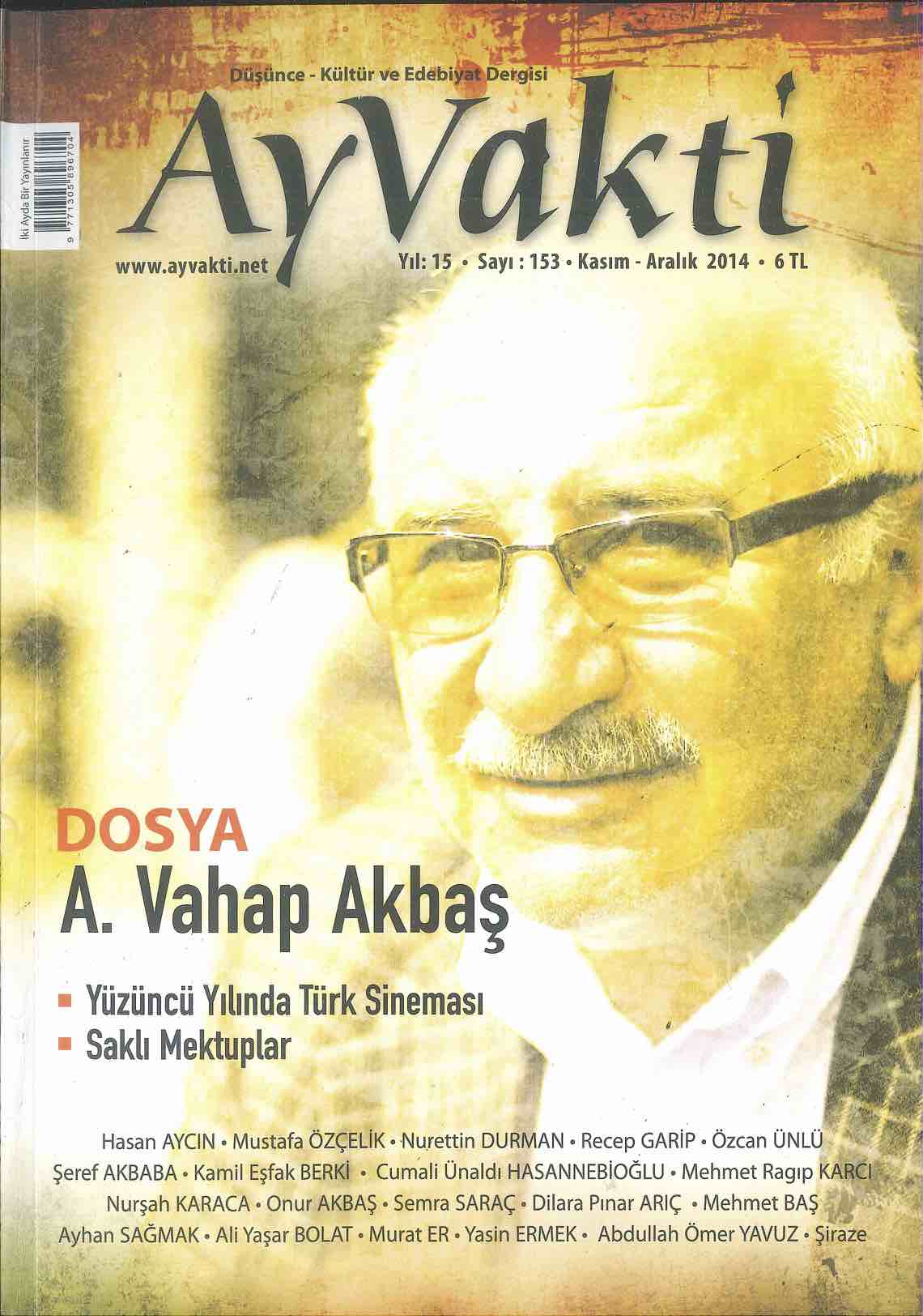 153. Sayı Kapağı