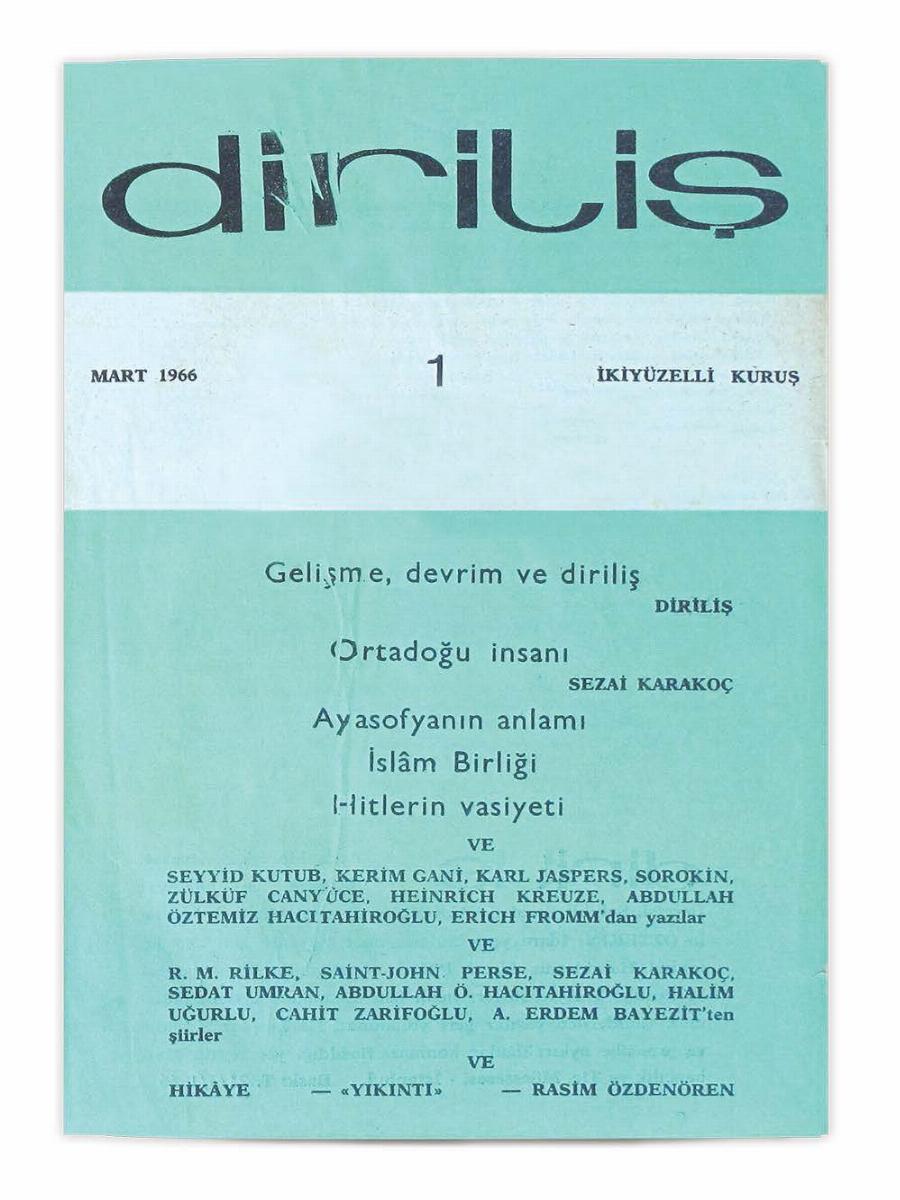 2. Cilt 1. Sayı Kapağı