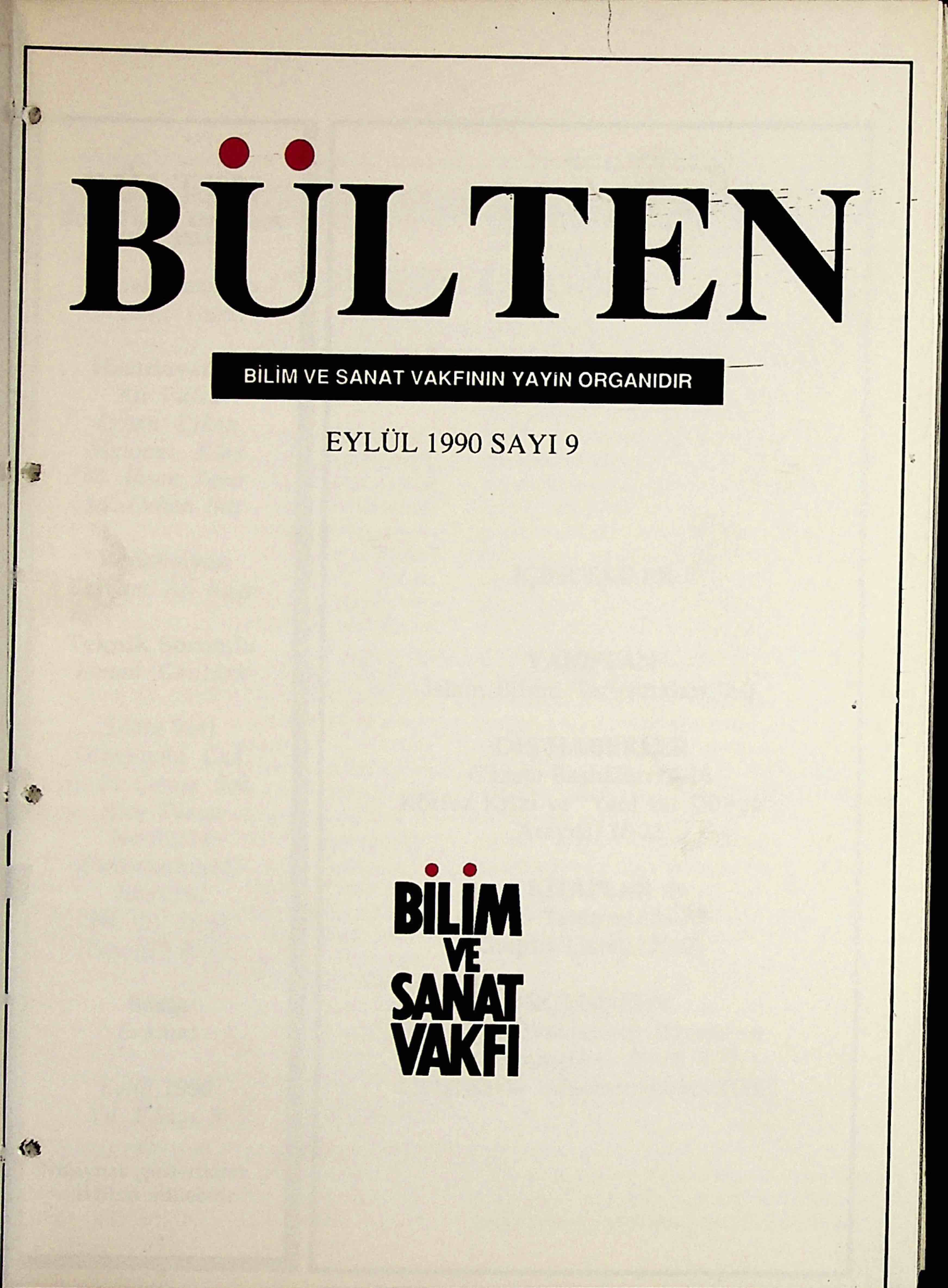 9. Sayı Kapağı