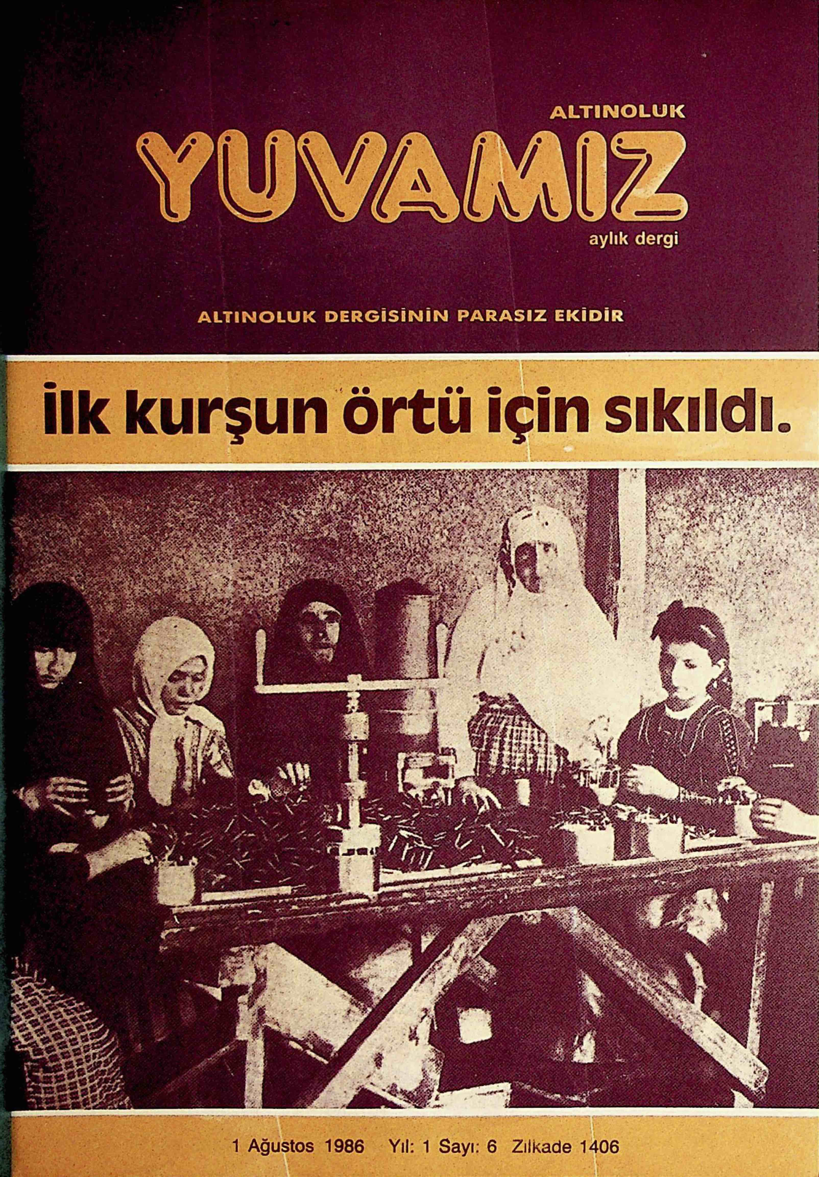 6. Sayı Kapağı