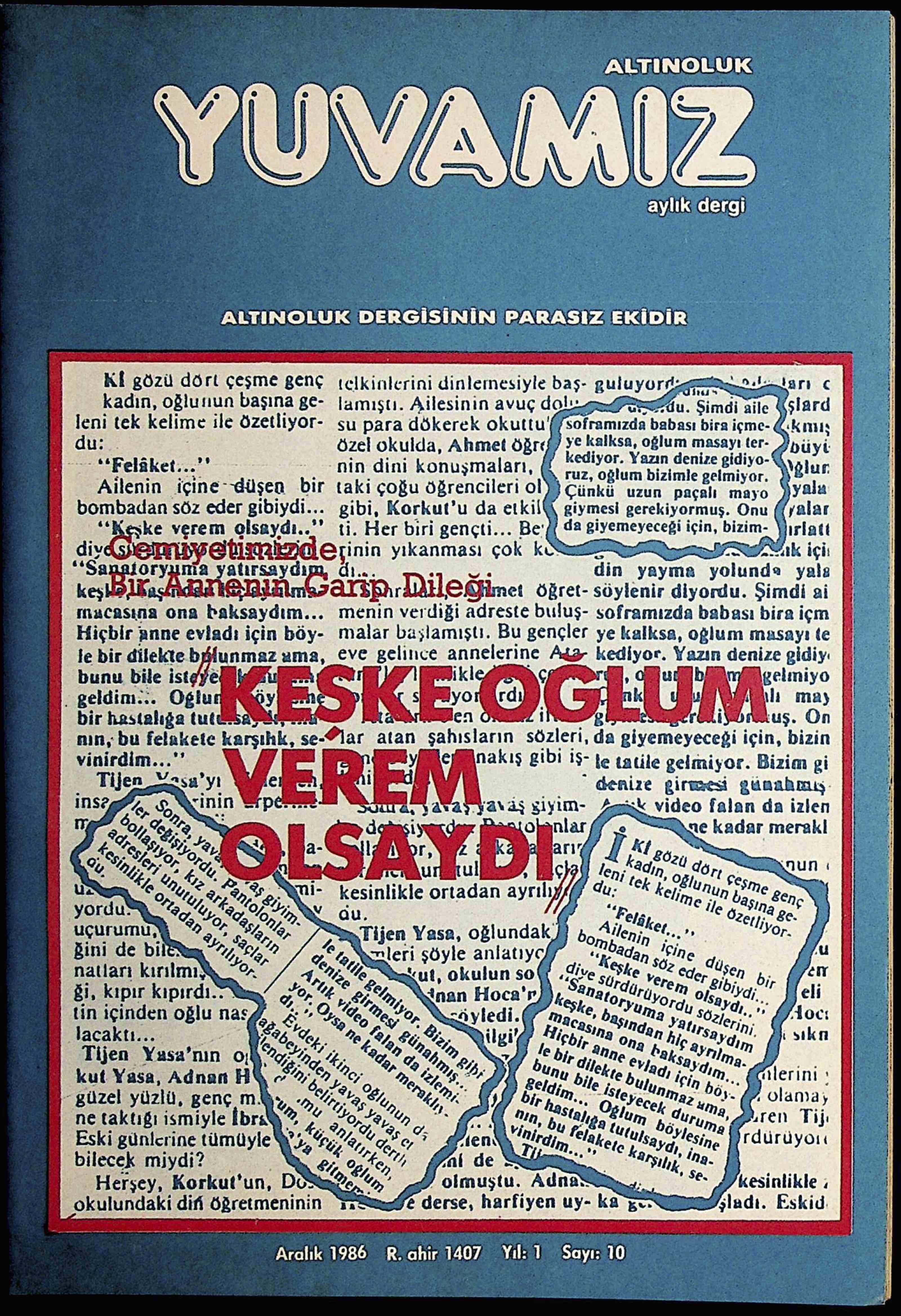 10. Sayı Kapağı