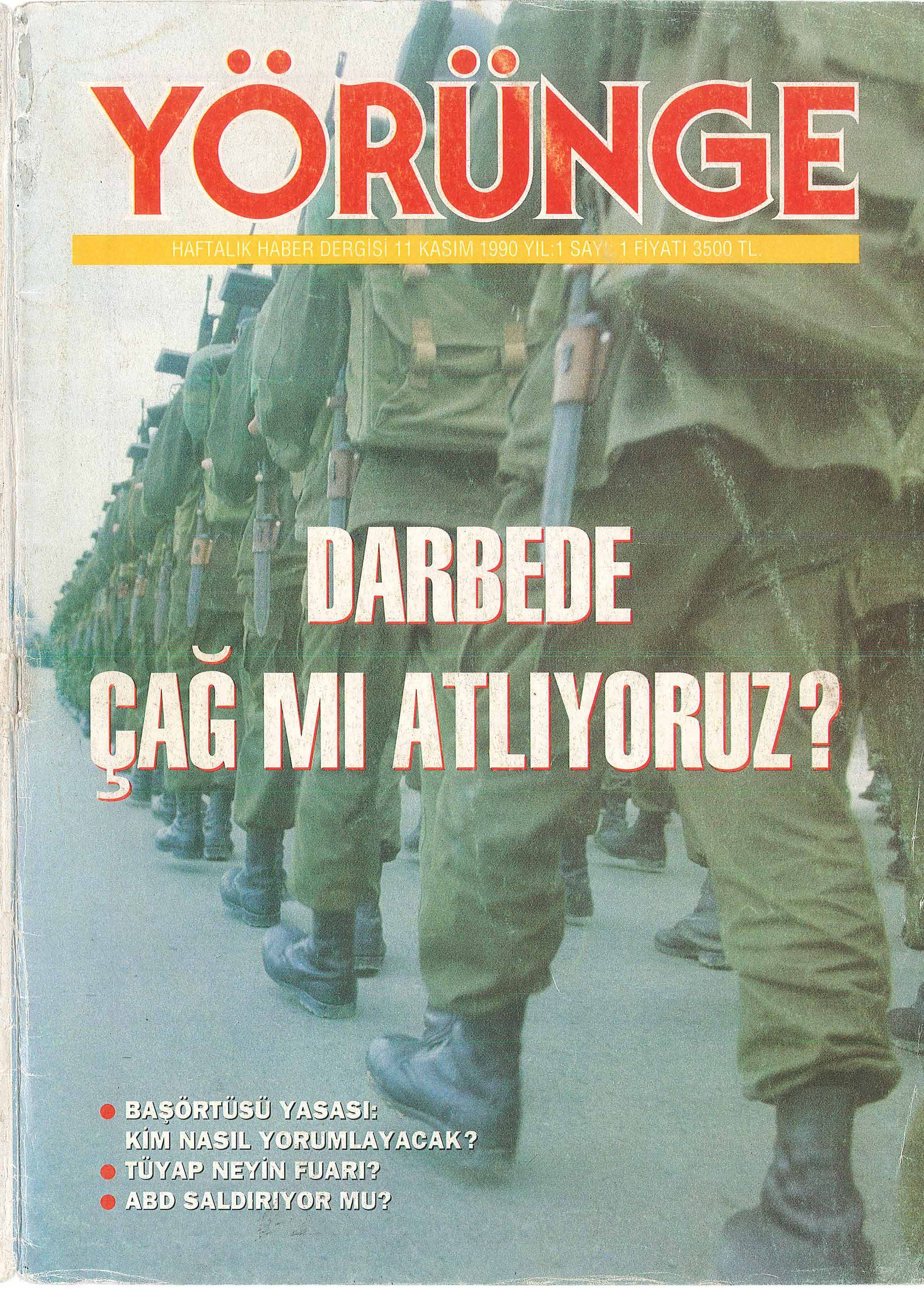 1. Sayı Kapağı