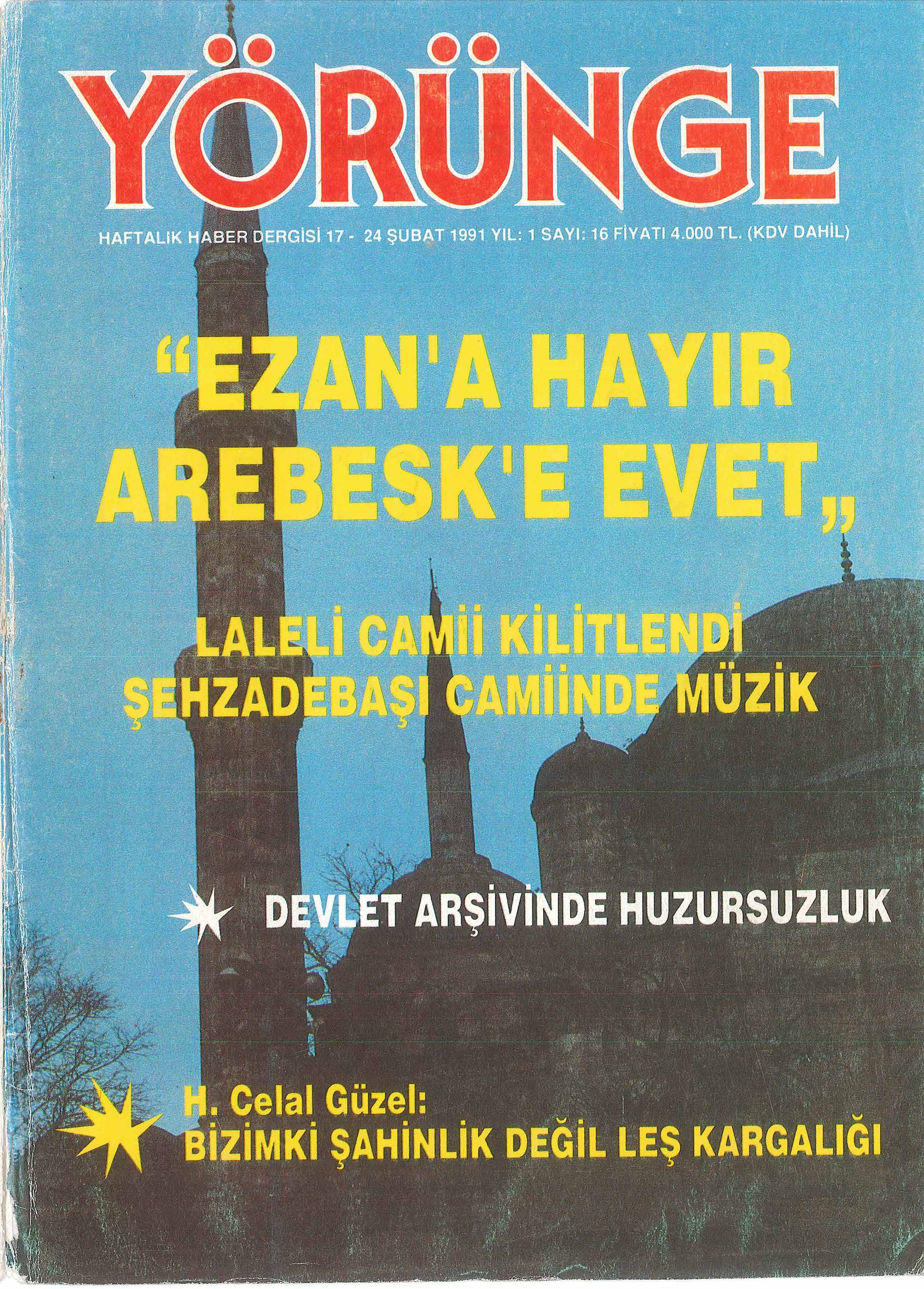 16. Sayı Kapağı