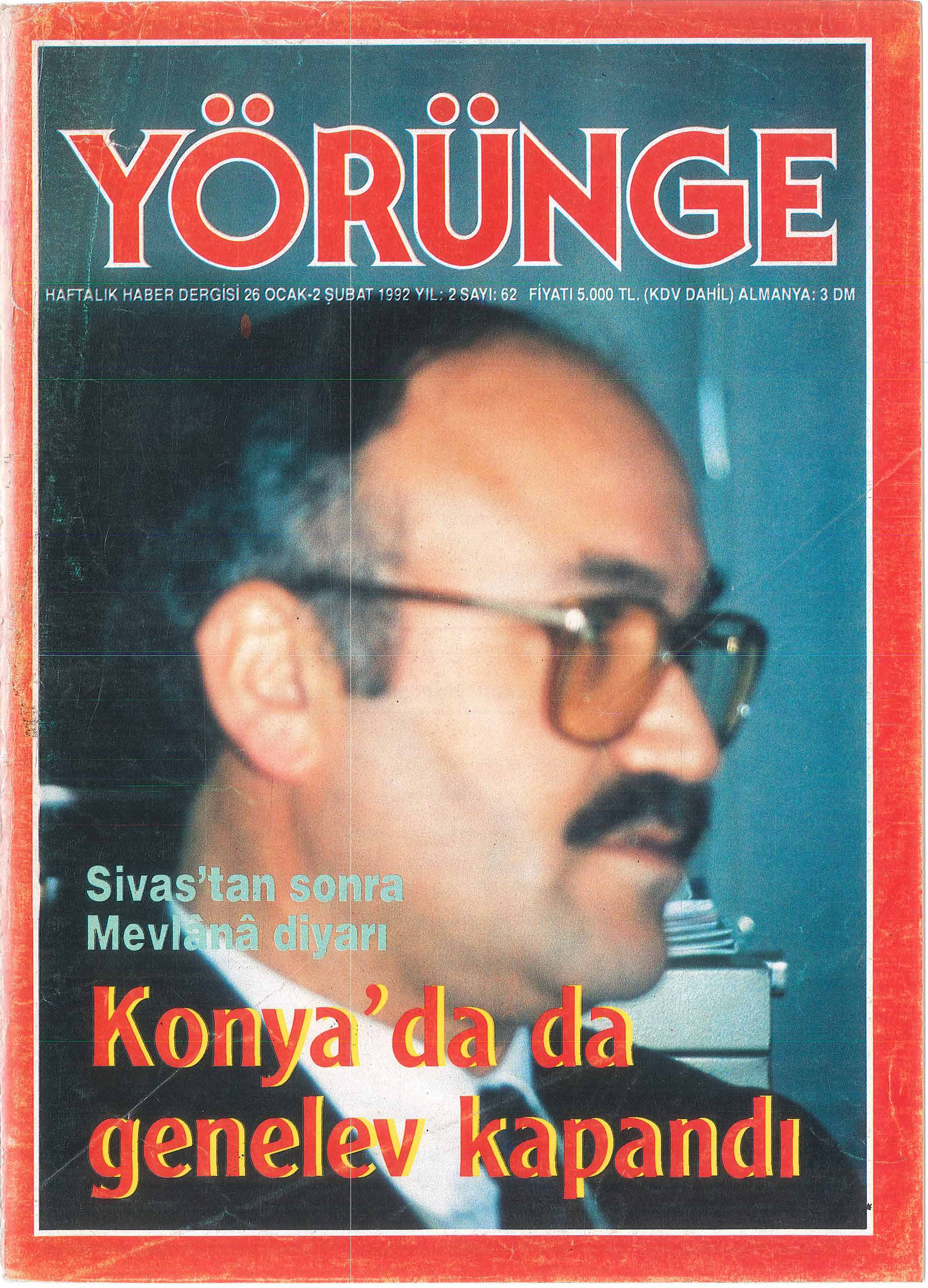 62. Sayı Kapağı