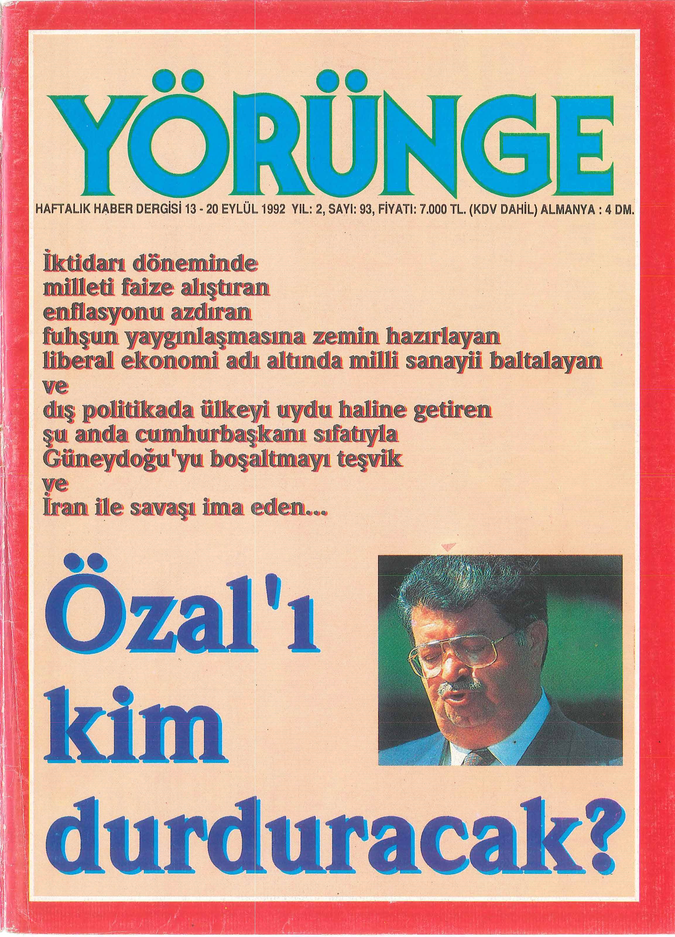 93. Sayı Kapağı