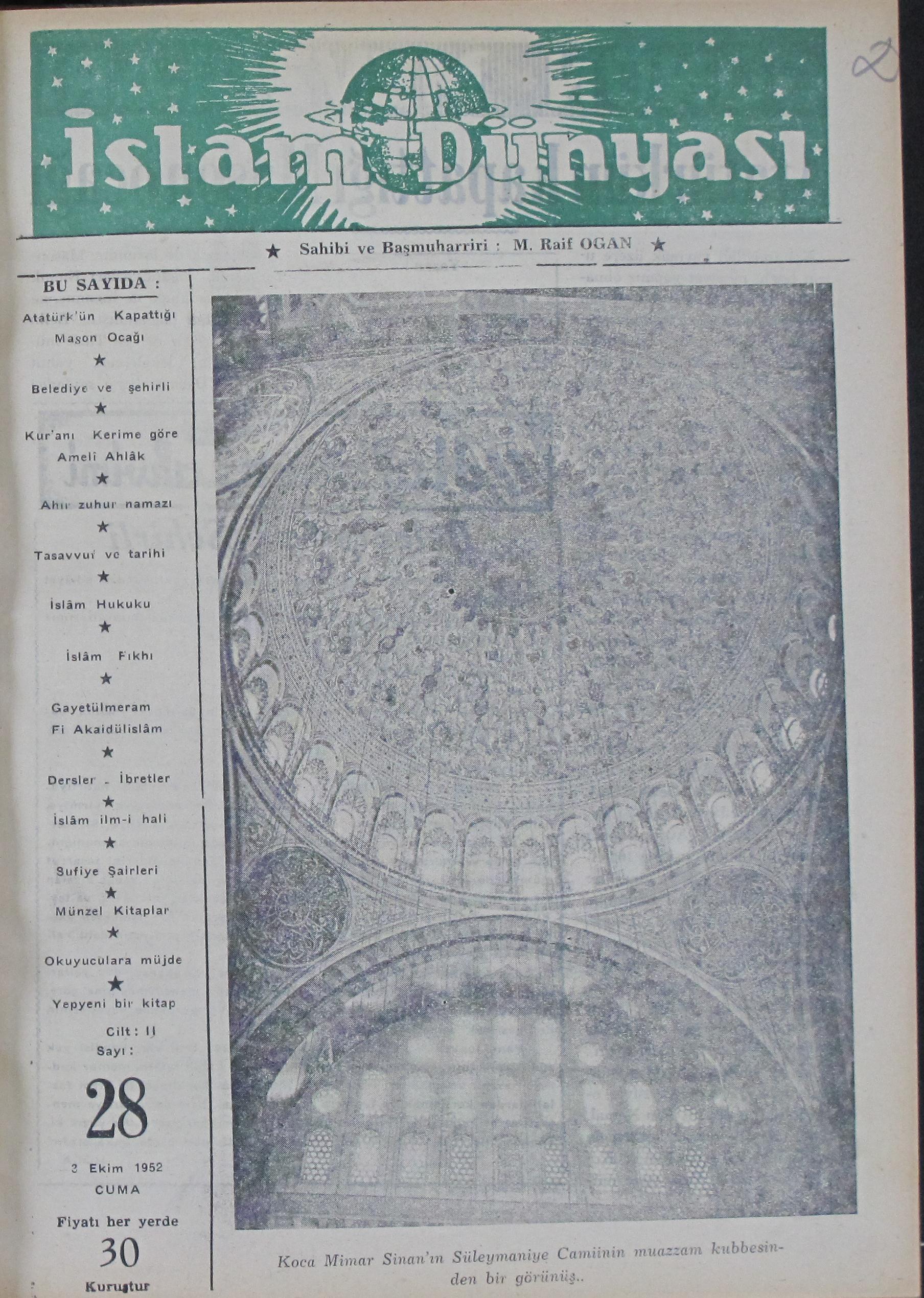 2. Cilt 28. Sayı Kapağı