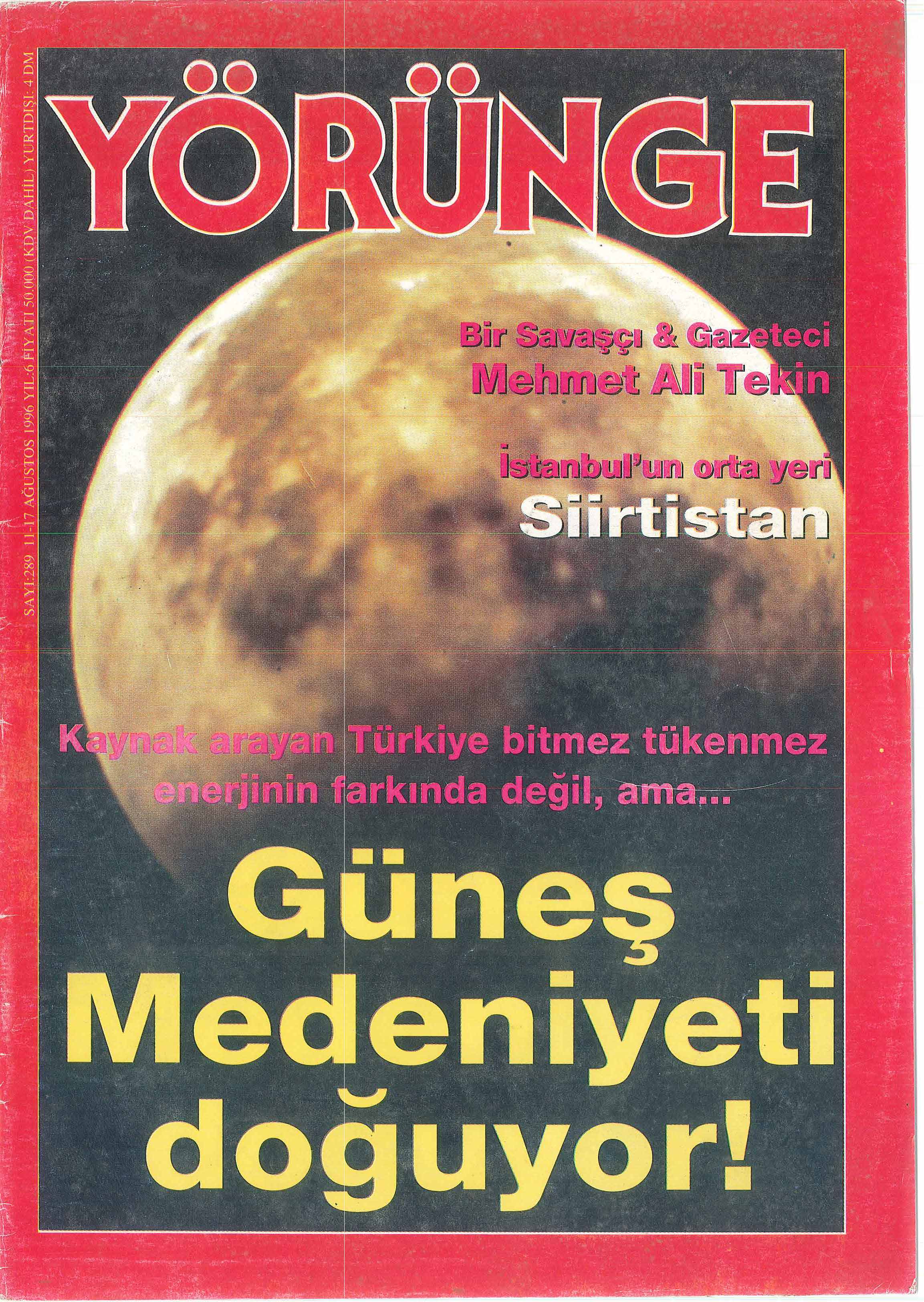 289. Sayı Kapağı