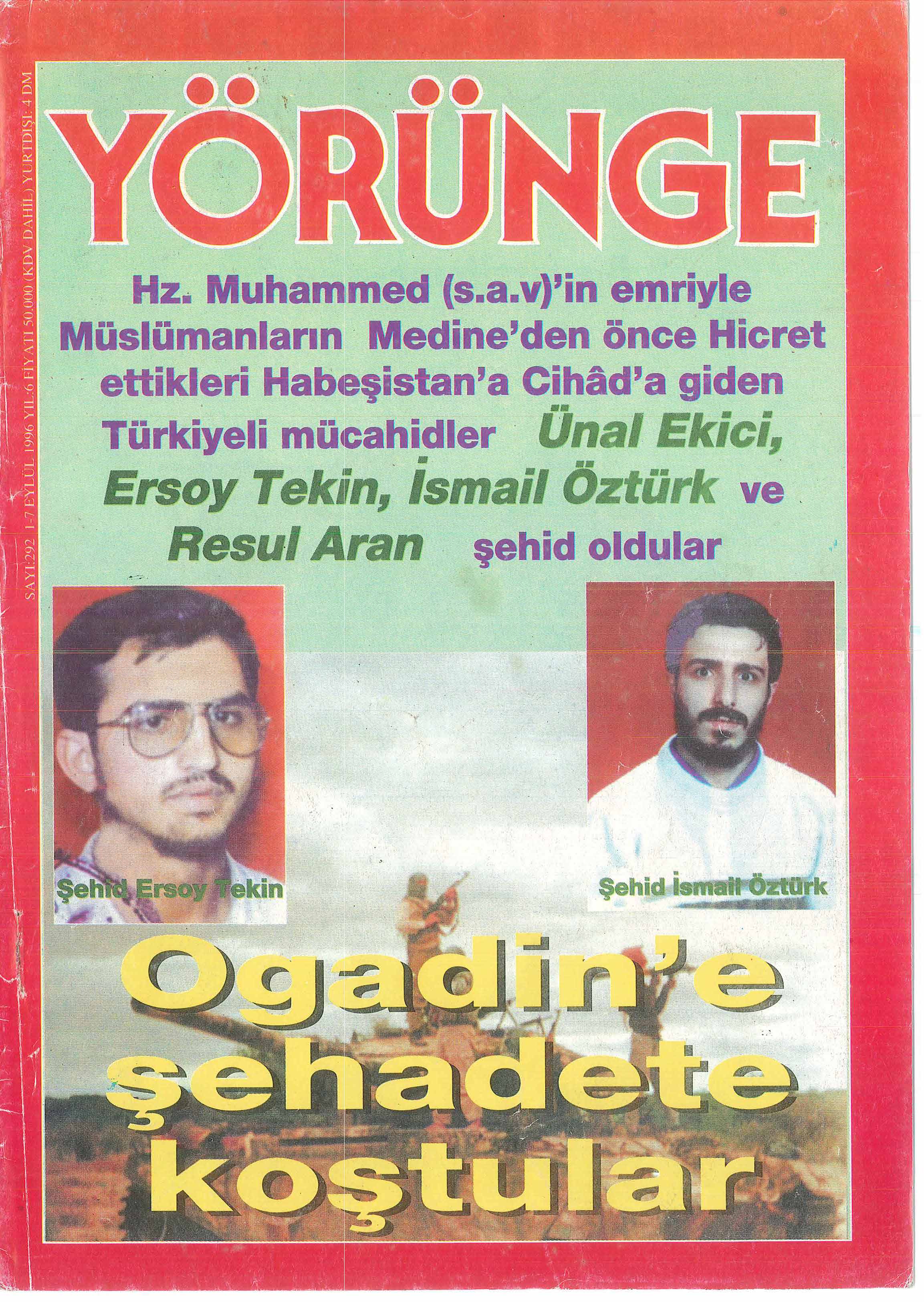 292. Sayı Kapağı