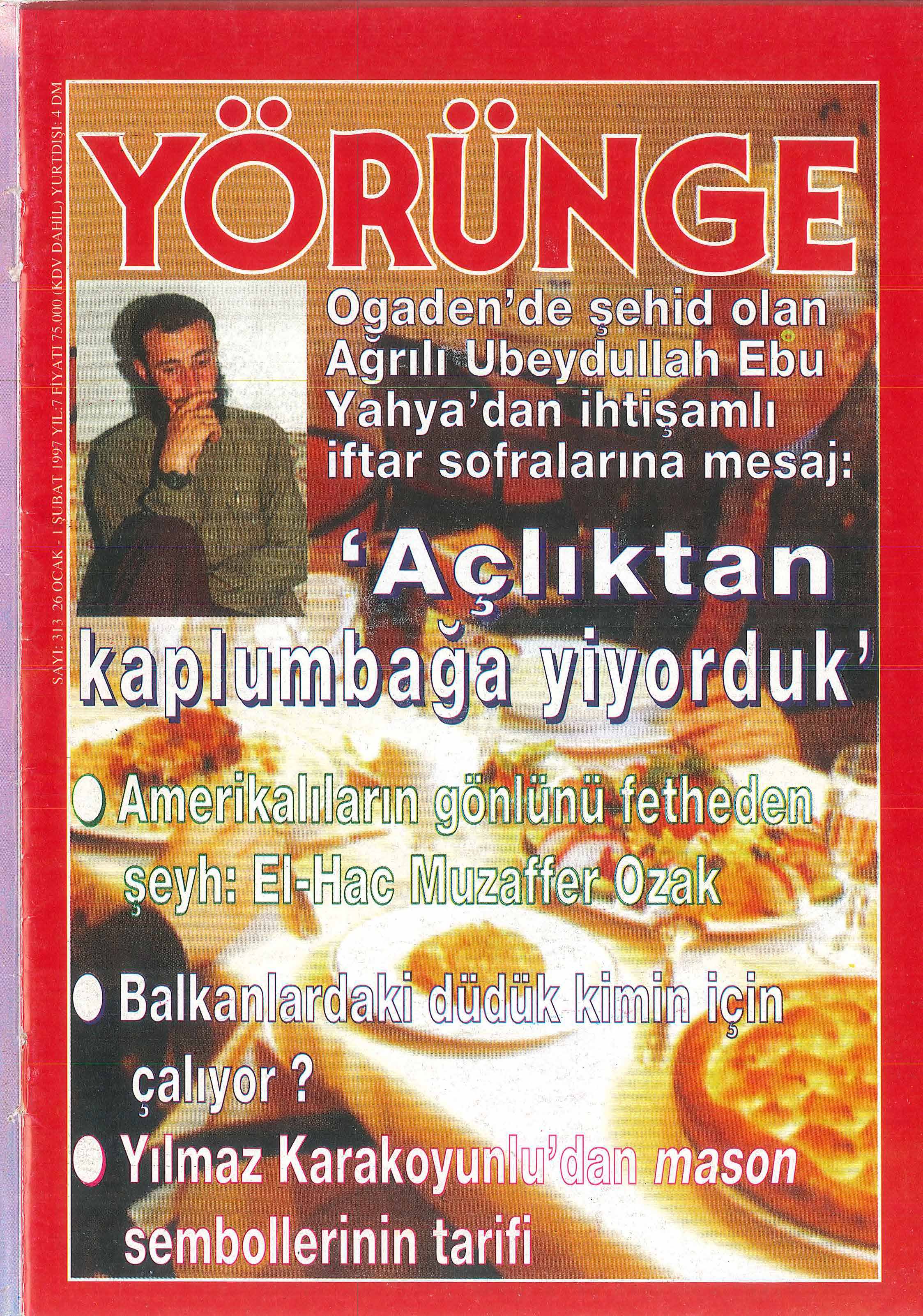 313. Sayı Kapağı
