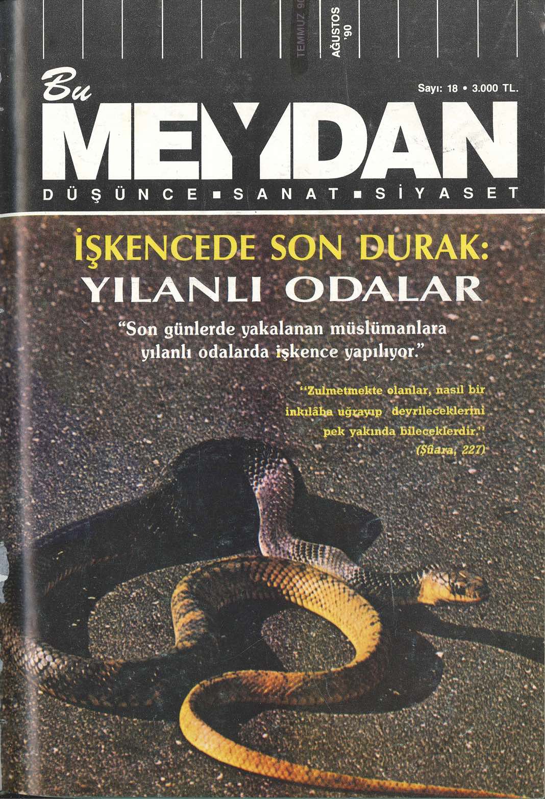 18. Sayı Kapağı