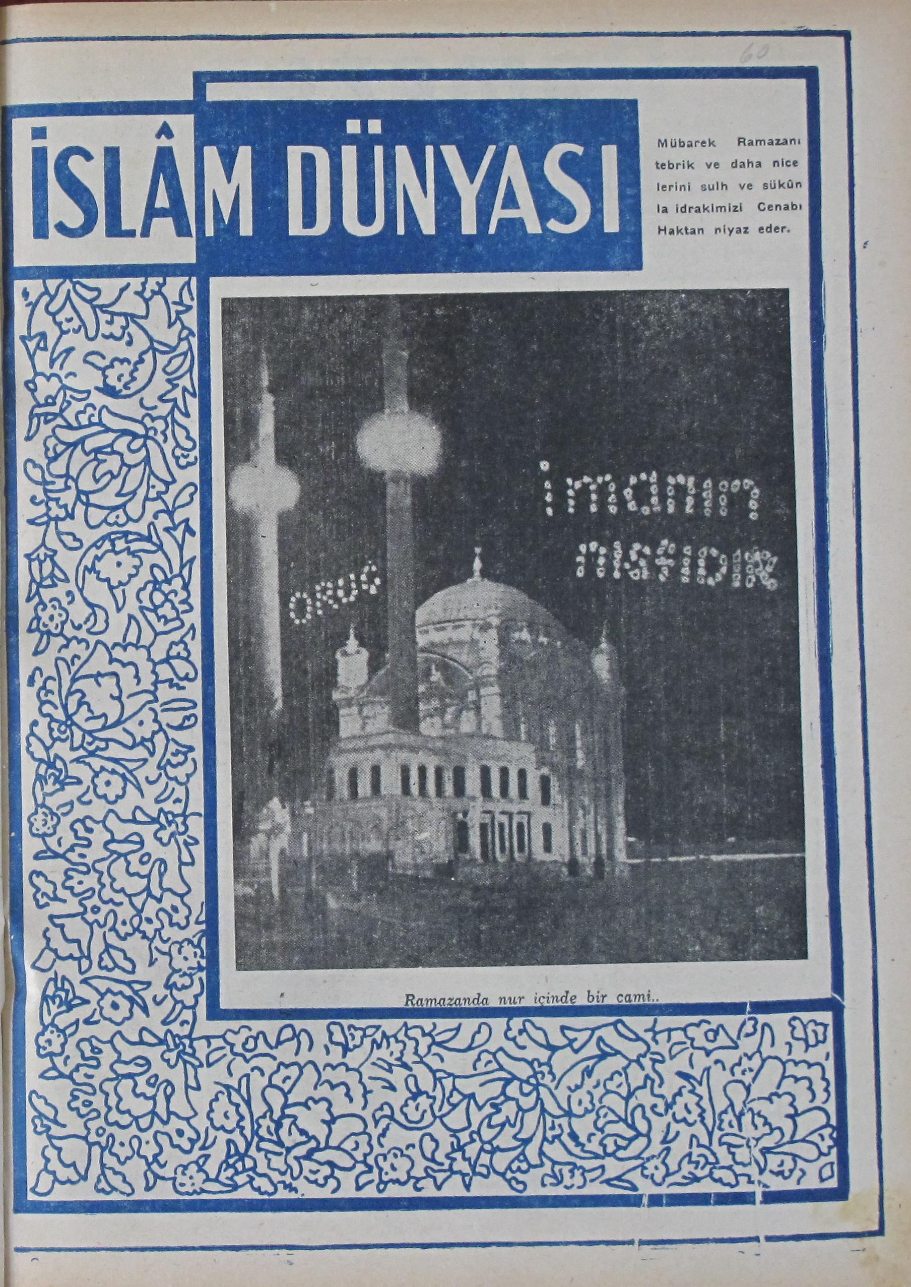 3. Cilt 60. Sayı Kapağı