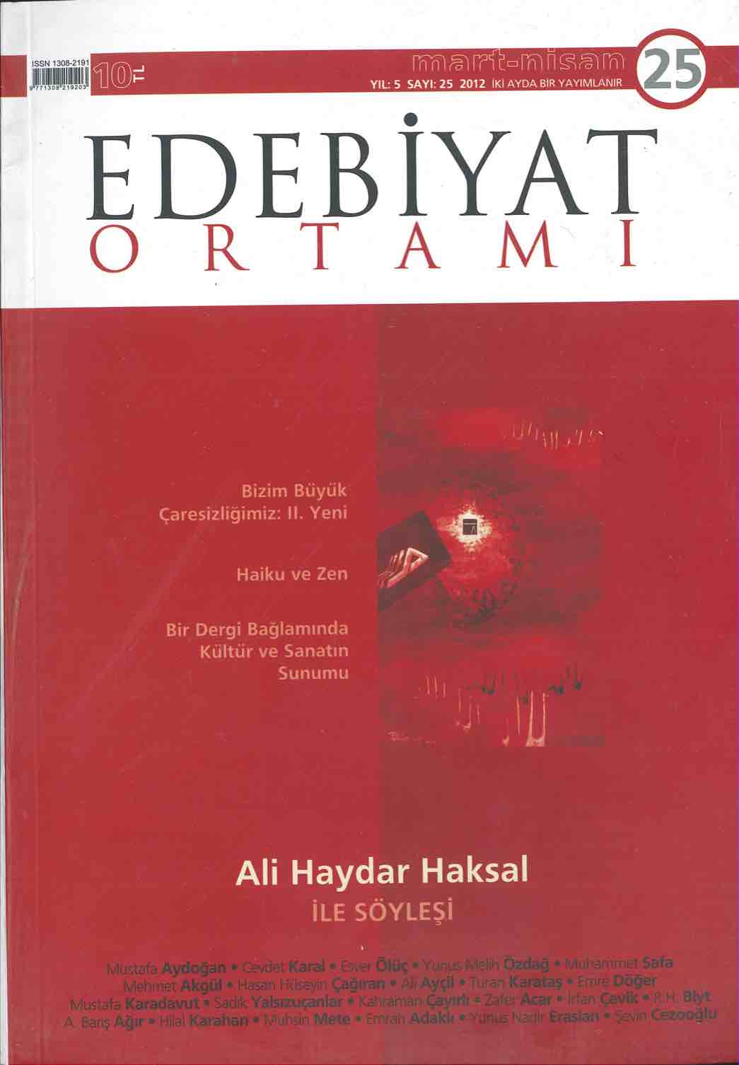 2. Cilt 25. Sayı Kapağı