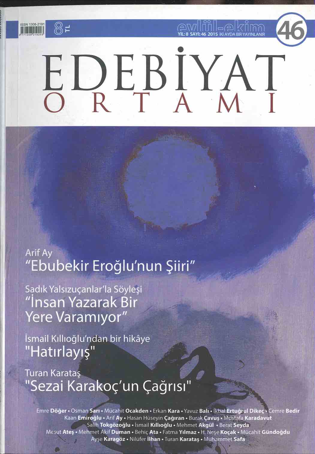 2. Cilt 46. Sayı Kapağı