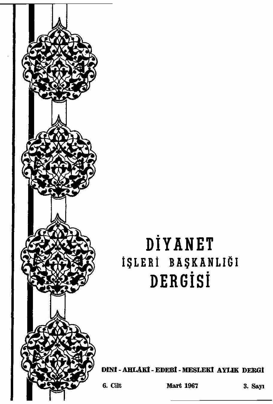 6. Cilt 3. Sayı Kapağı
