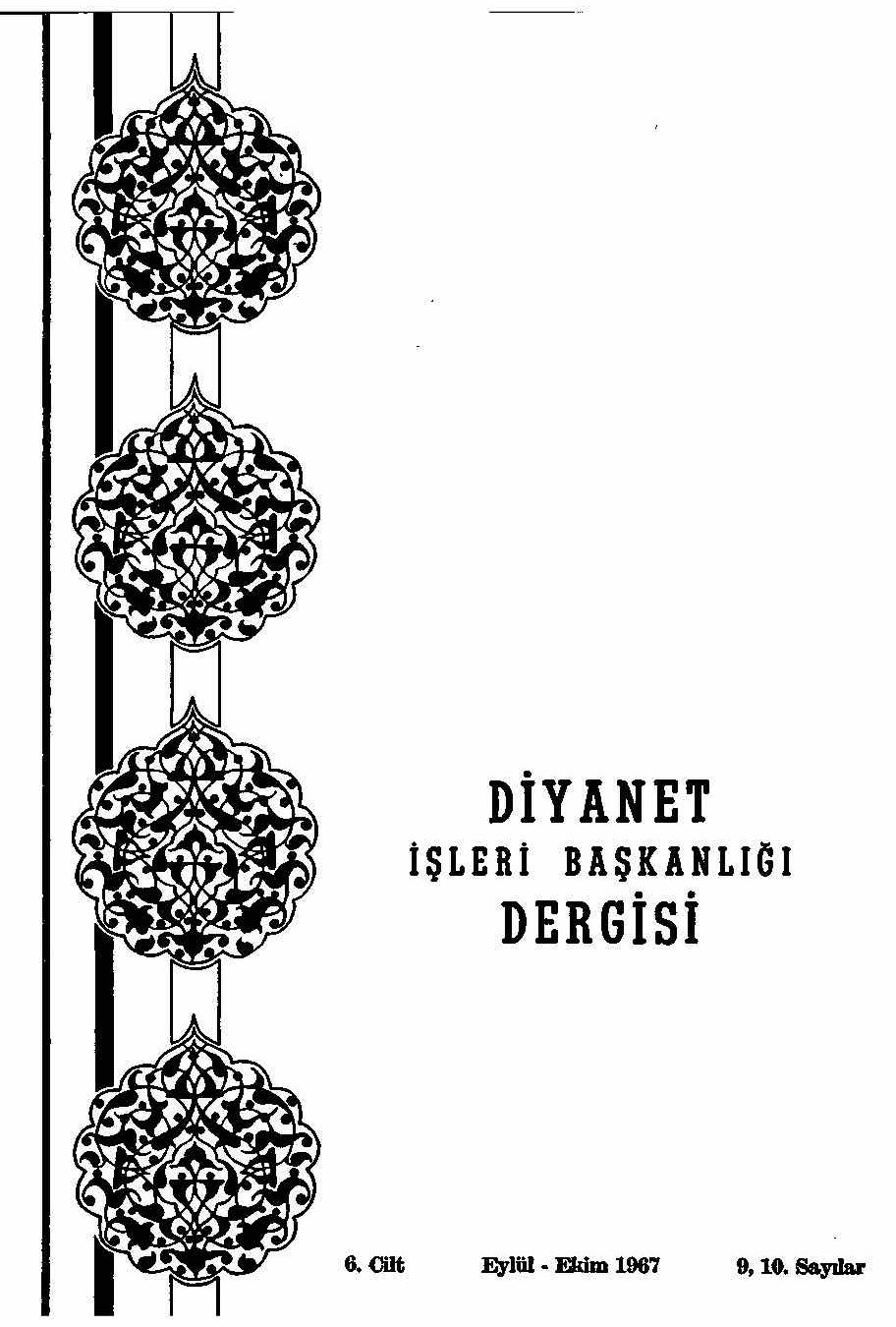 6. Cilt 9-10. Sayı Kapağı