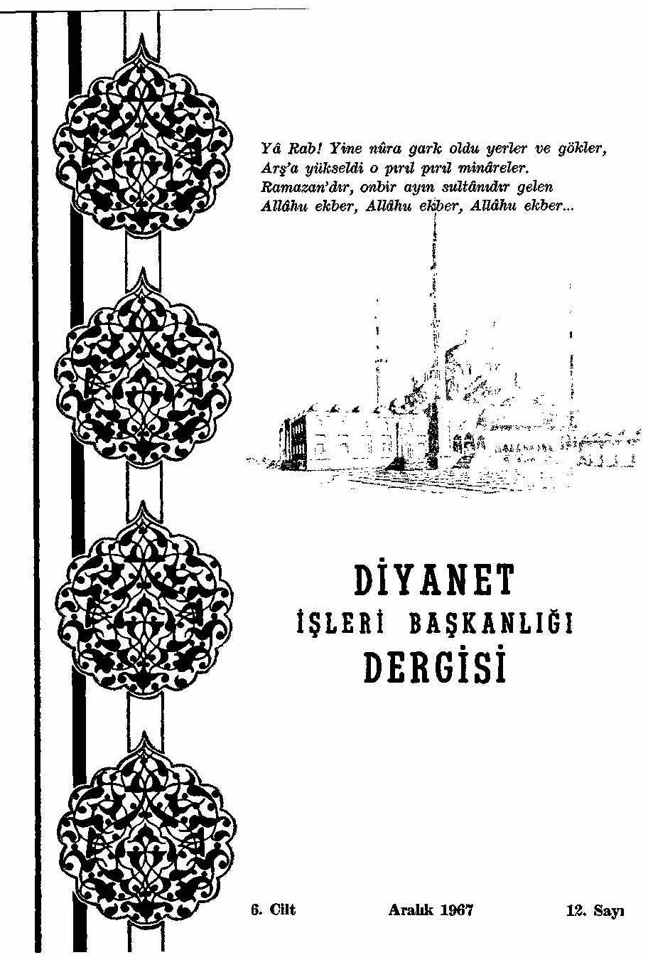 6. Cilt 12. Sayı Kapağı
