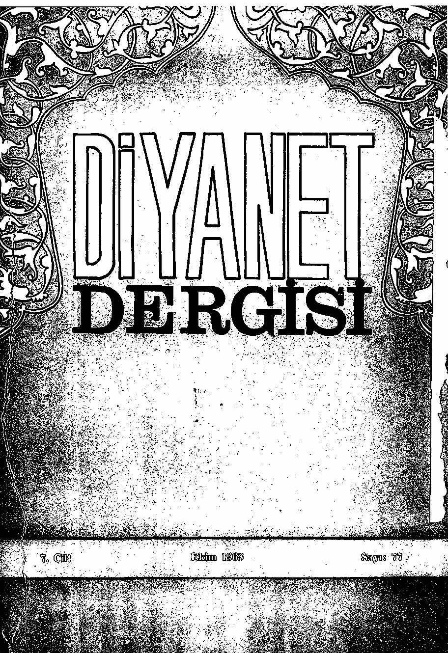 7. Cilt 77. Sayı Kapağı