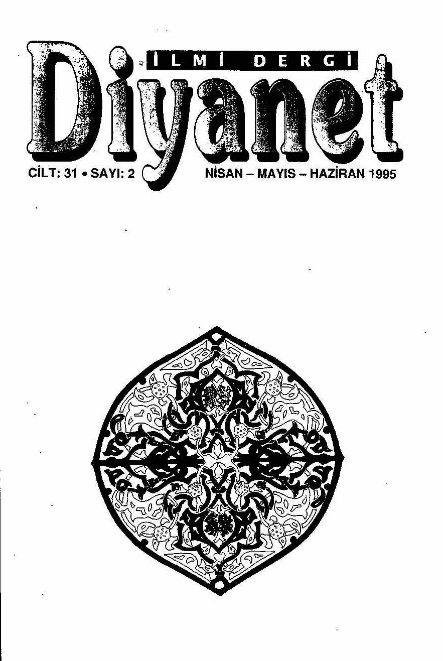 31. Cilt 2. Sayı Kapağı