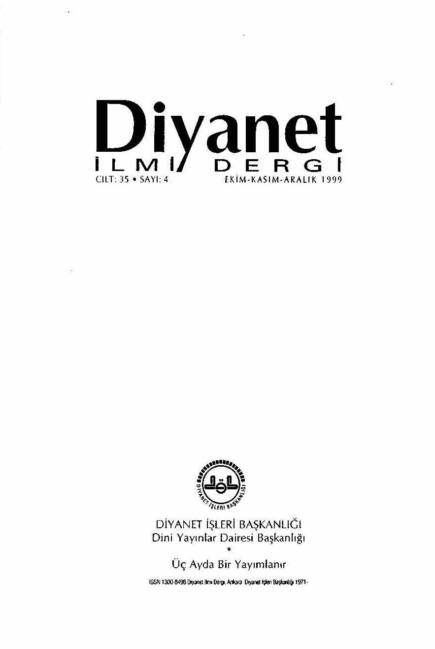 35. Cilt 4. Sayı Kapağı